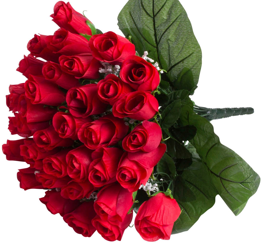 bestellen BAUR Kunstblume 36 »Rosenstrauß | Botanic-Haus mit Rosen«