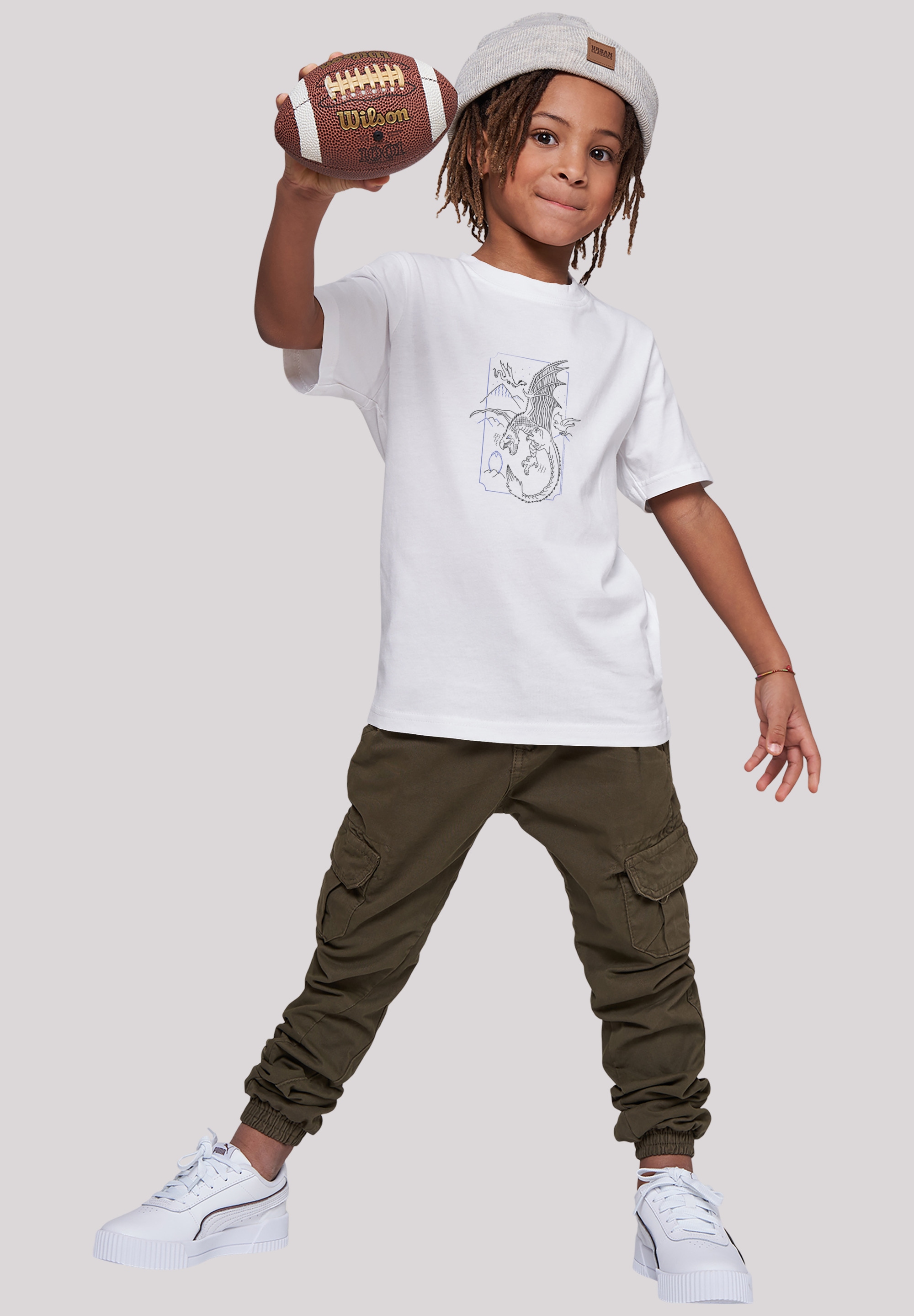 F4NT4STIC Kurzarmshirt »F4NT4STIC Kinder«, (1 tlg.)