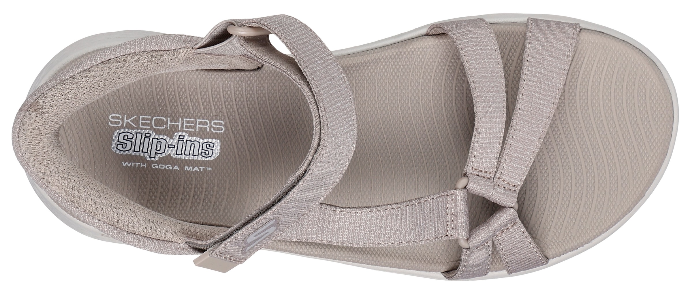 Skechers Sandale »GO WALK FLEX SANDAL-ILLUMINATE«, Sandalette, Trekking Sandale mit Gogo Mat Fußbett