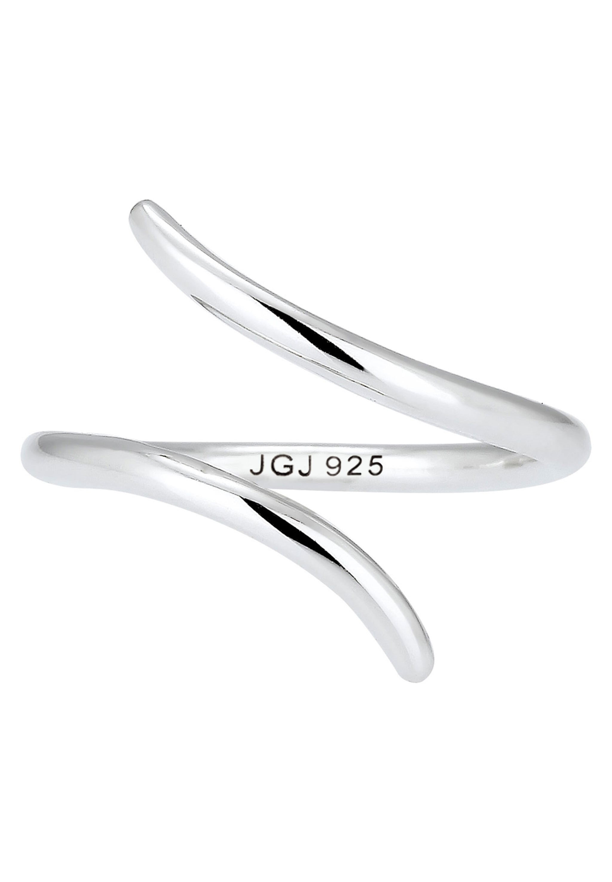 Elli Silberring »Ring Wickelring offen verstellbar Statement 925 Silber«