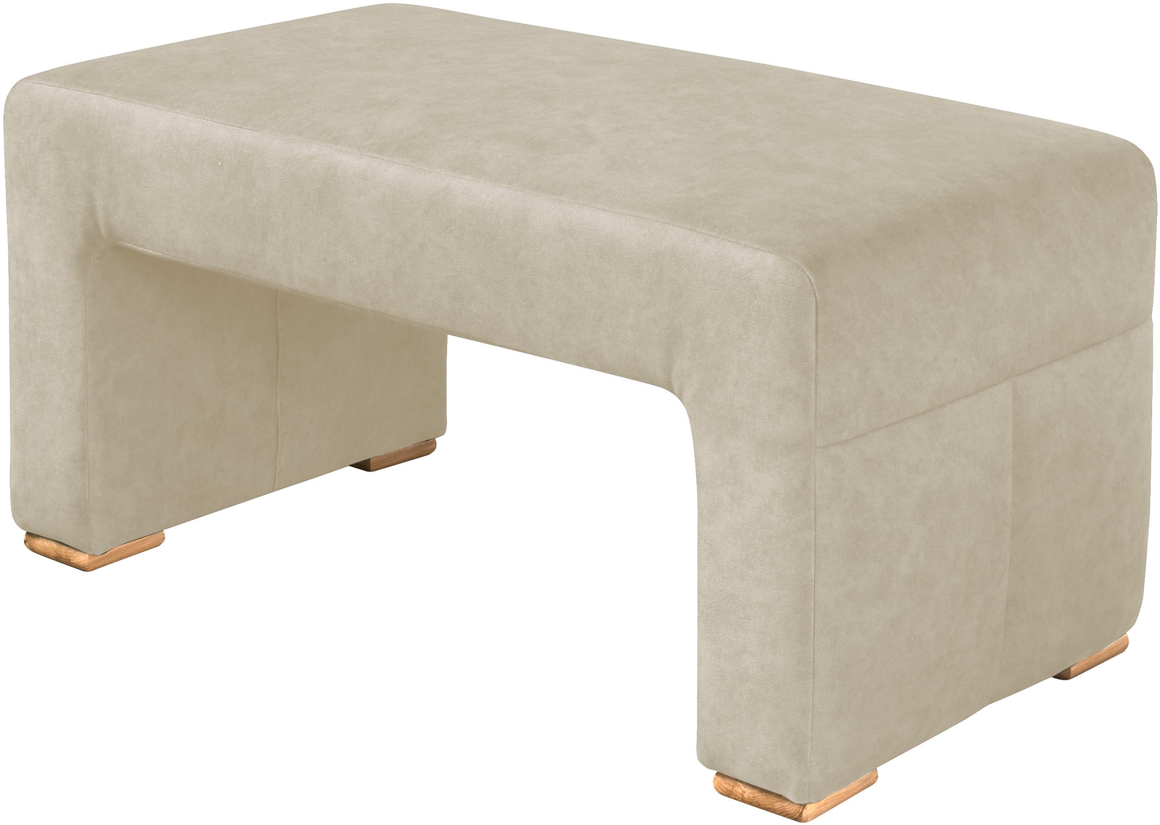 exxpo - sofa fashion Hockerbank Bodenfreie Optik günstig online kaufen