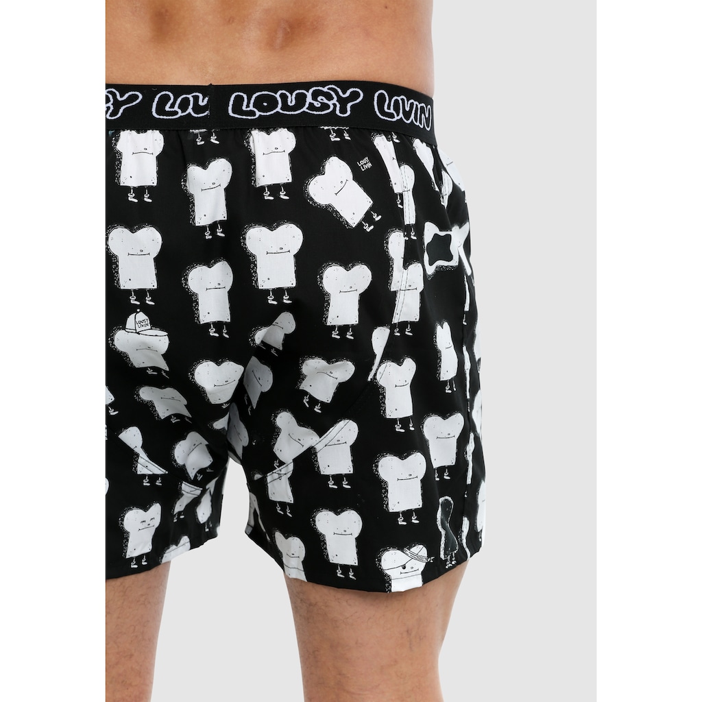 Lousy Livin Boxershorts »Toast & Zitrone 2 Pack«, (2 St.), im praktischen 2er-Pack