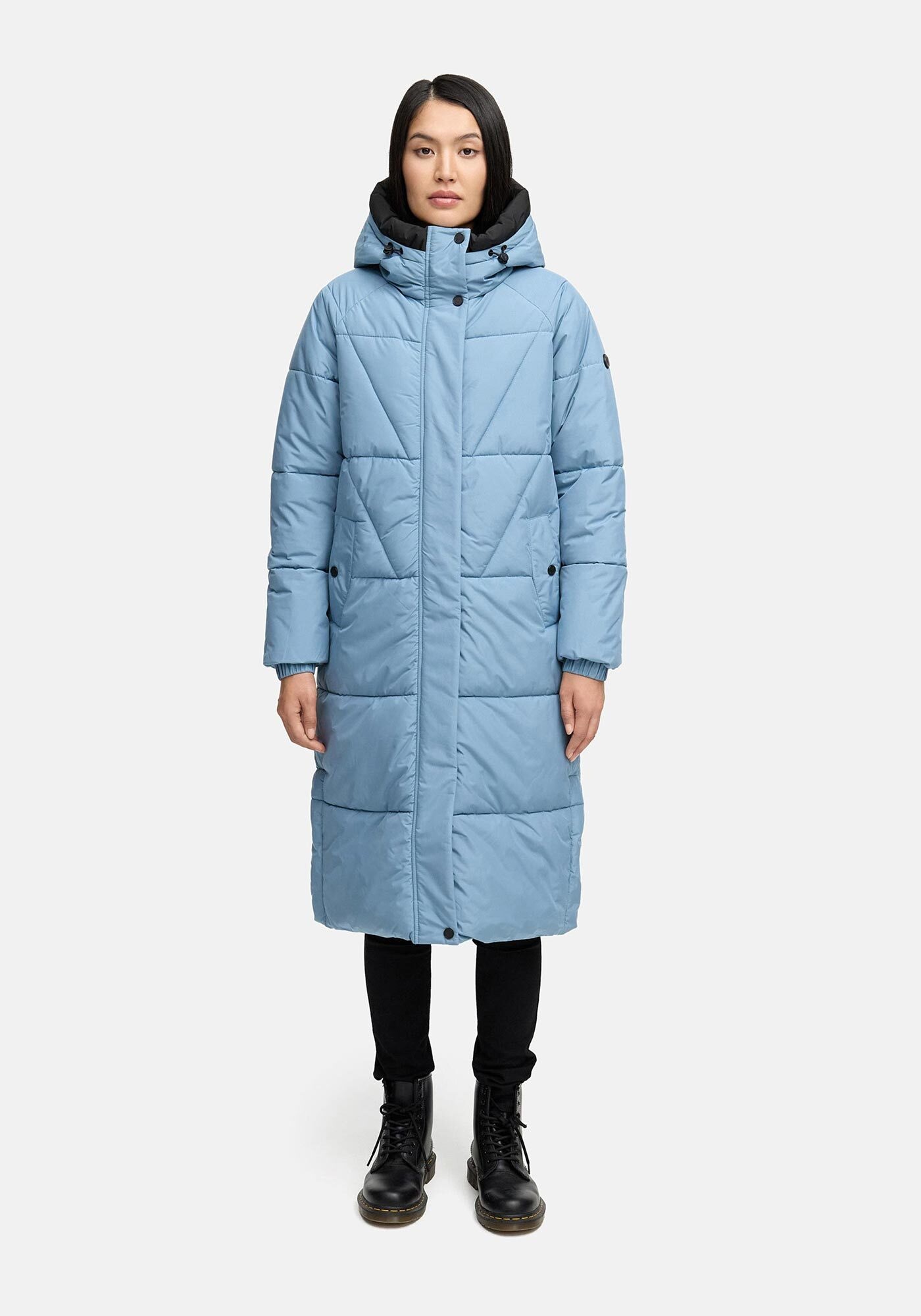 Marikoo Winterjacke "Yaskaa", Bewegungsschlitze mit Druckknopfverschluss günstig online kaufen