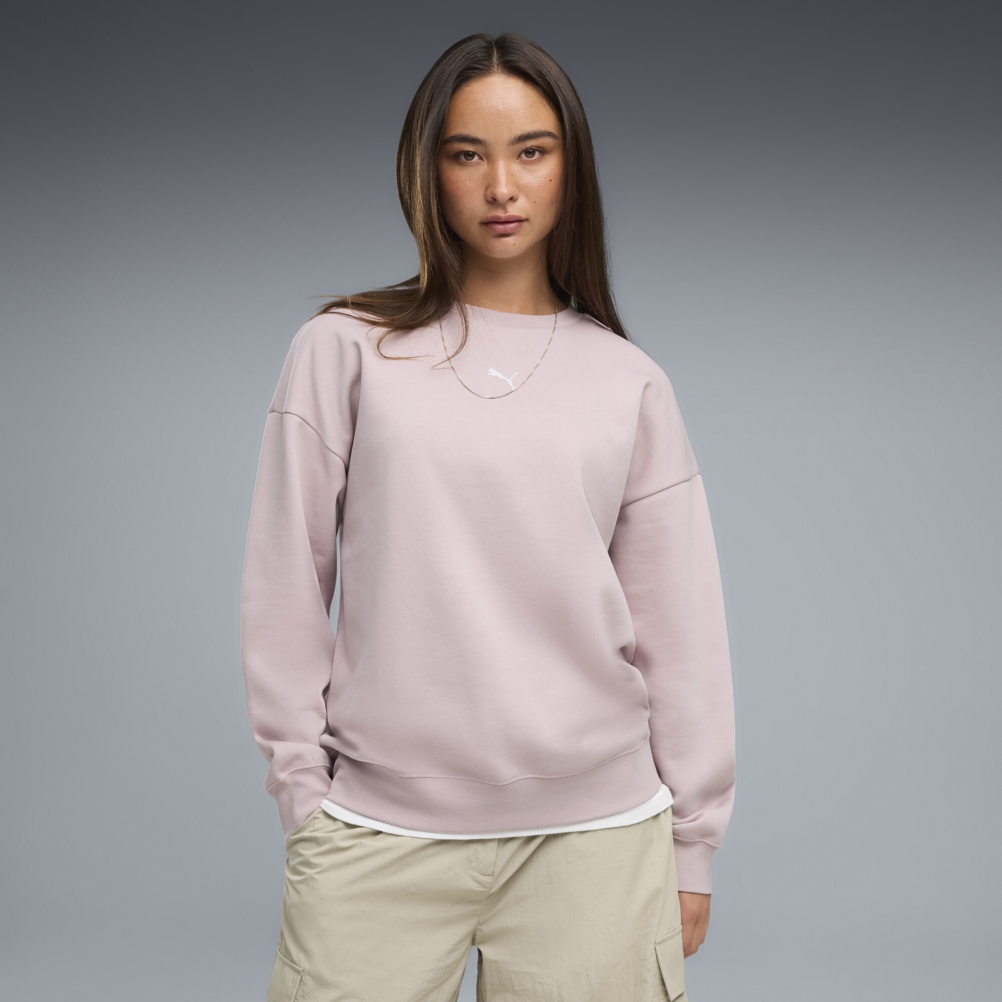 PUMA Sweatshirt »Essentials Oversized Sweatshirt Damen«
