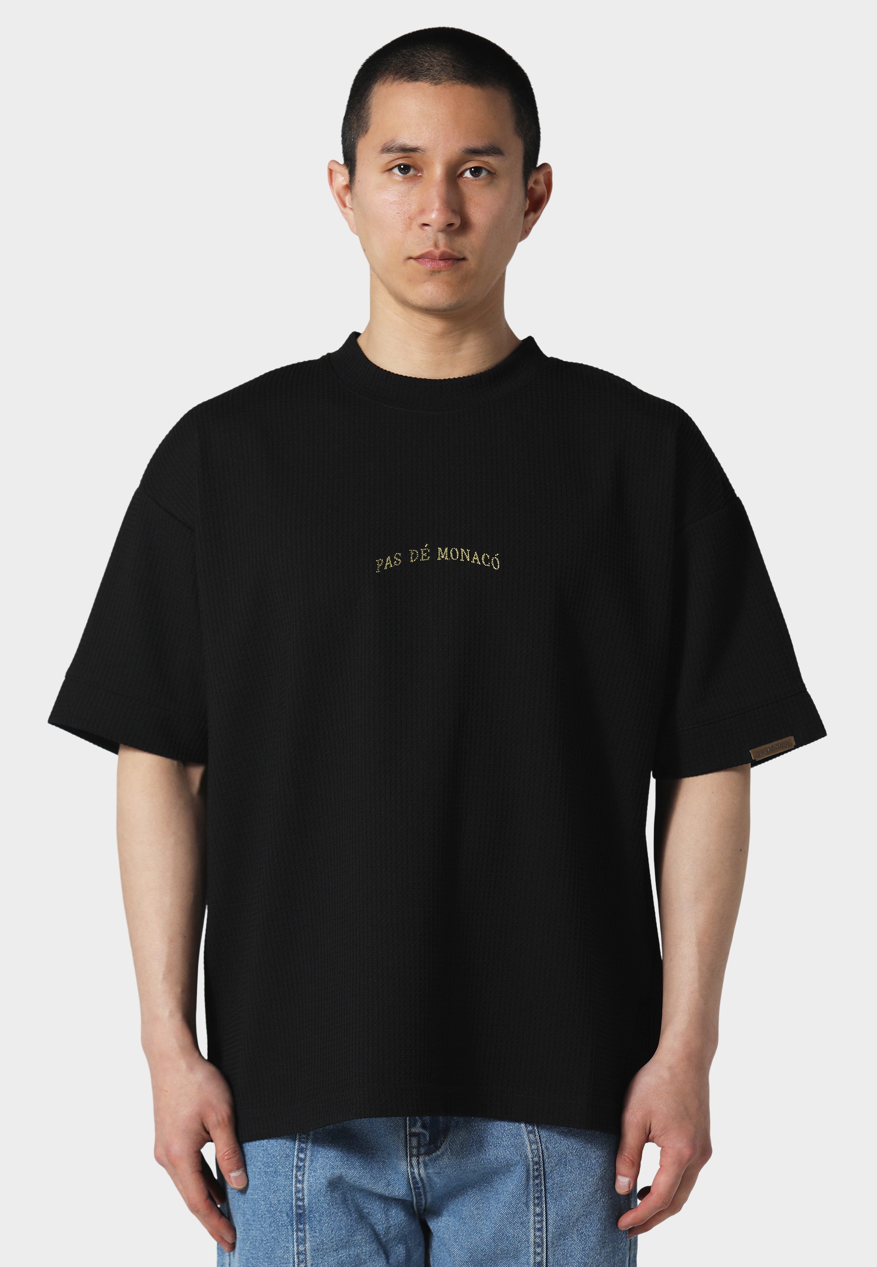 Pas De Monaco T-Shirt »Pas De Monaco WAFFLE T-SHIRT« 1 Stk.