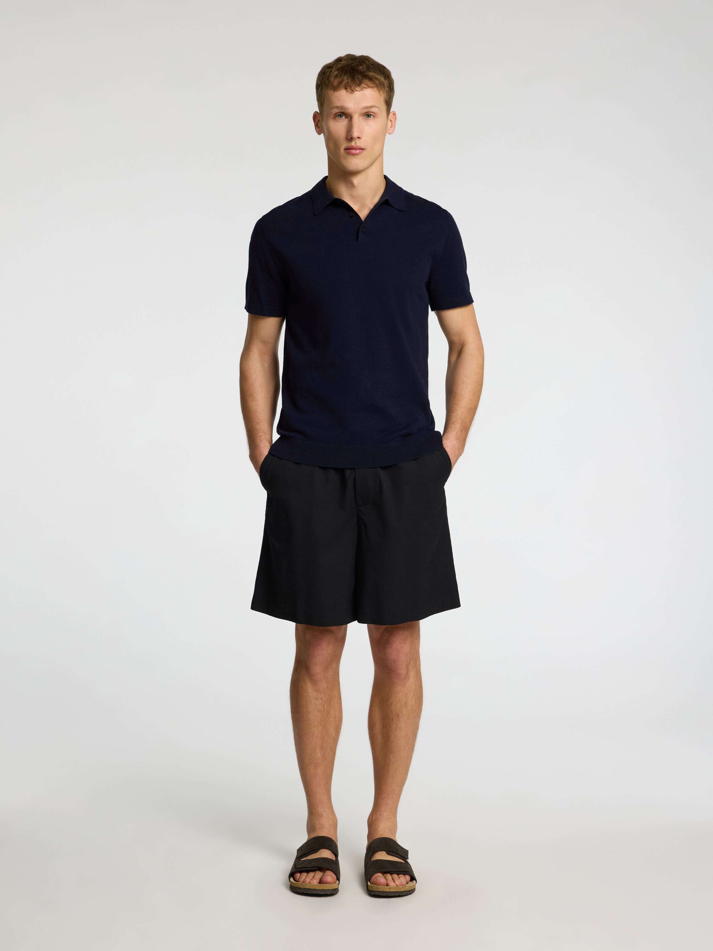 SELECTED HOMME Poloshirt »SLHBERG SS KNIT POLO NOOS«