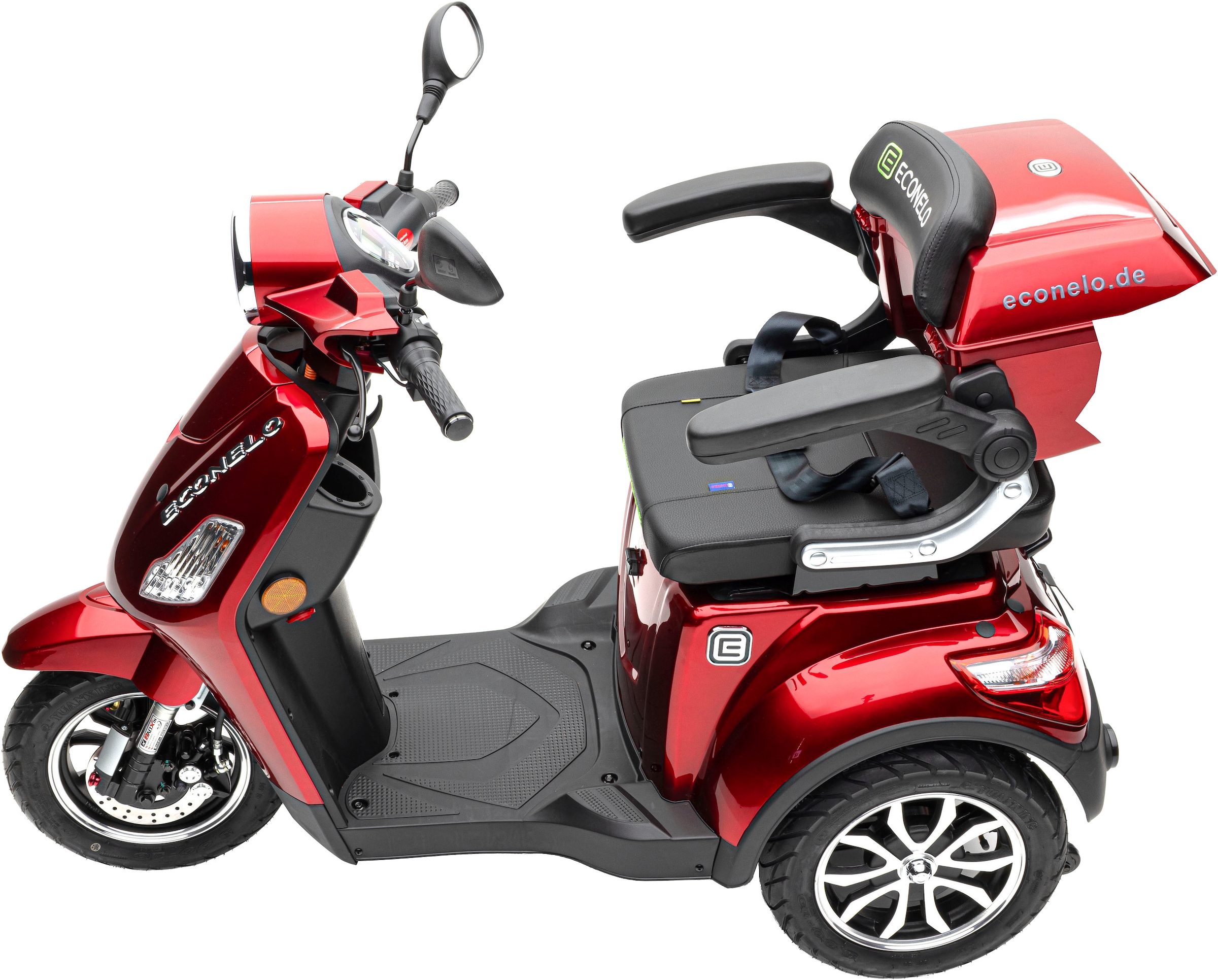 ECONELO Elektromobil »Seniorenmobil P1000, Lithium-Akku, 25 km/h, 1000 Watt« 1.000 W 25 km/h