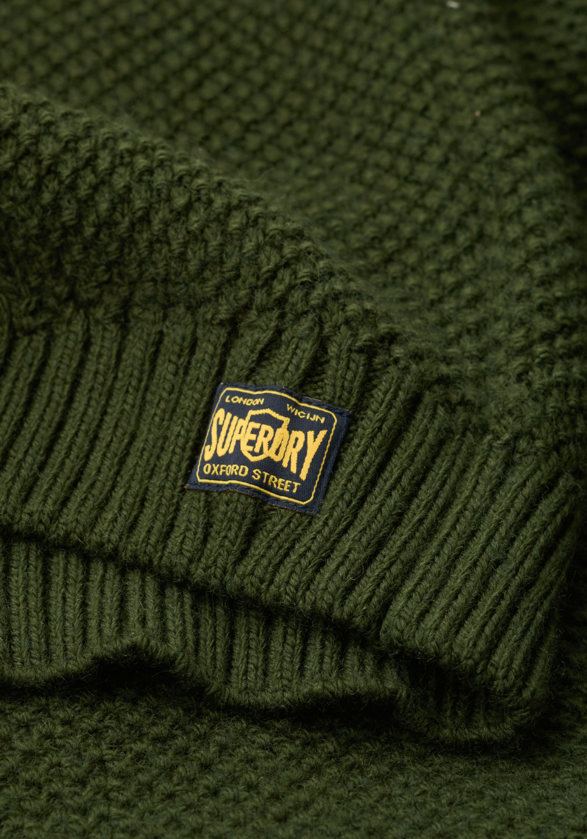 Superdry Strickpullover »Jacob Cable Knit Half Zip«