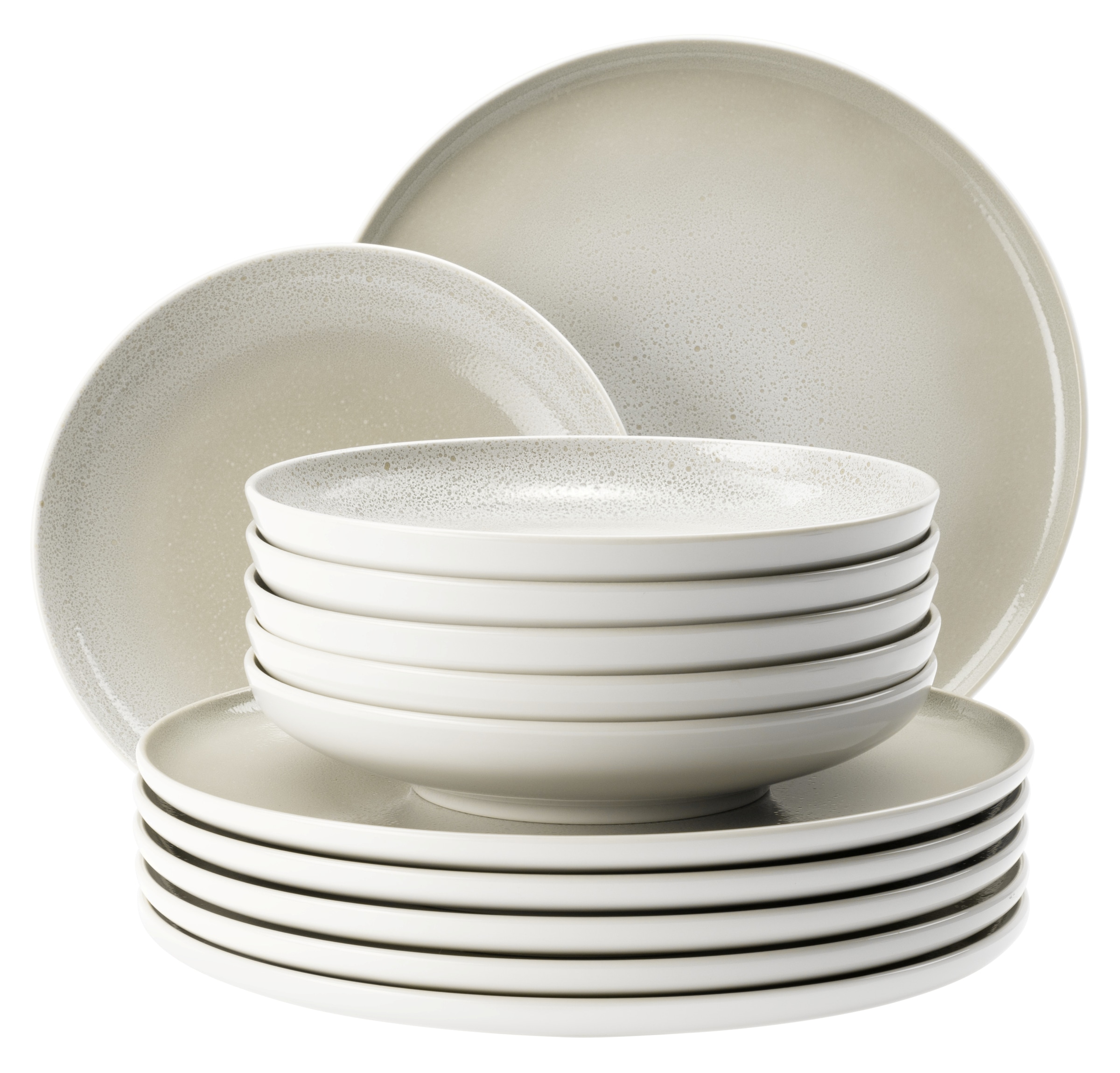 Seltmann Weiden Tafelservice "Sento Home, Geschirr-Set, 12-teilig" Teller-S günstig online kaufen