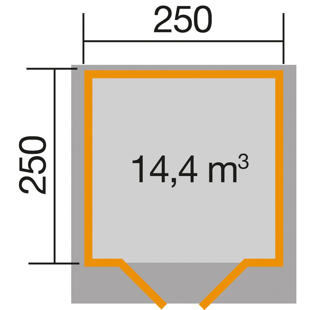 weka Gartenhaus »132 Premium«