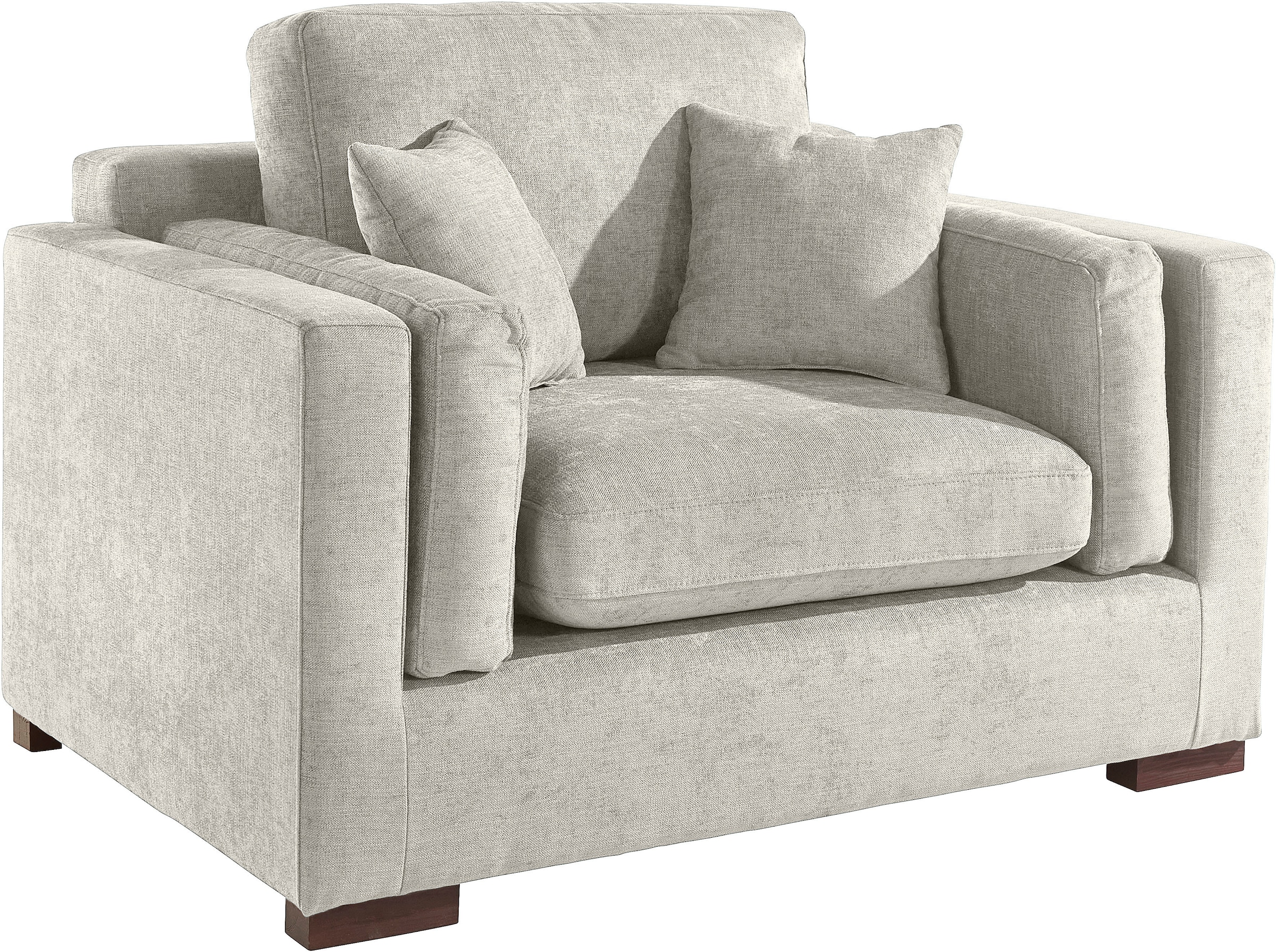 Home affaire Loveseat "Fresh Pond Sessel", weicher Sitzkomfort, incl. Zierk günstig online kaufen