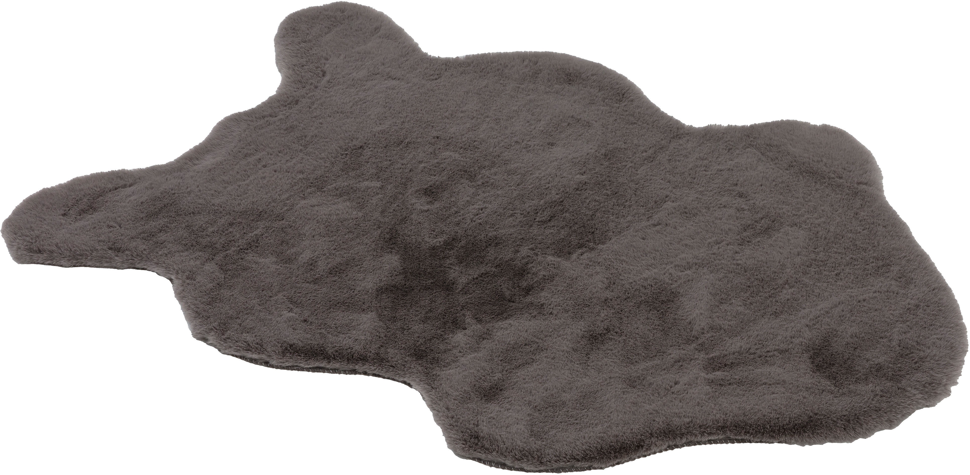 SCHÖNER WOHNEN-Kollektion Fellteppich "Tender" fellförmig 26 mm Höhe weich durch Microfaser, Kaninchenfell Haptik, Kunstfell, waschbar