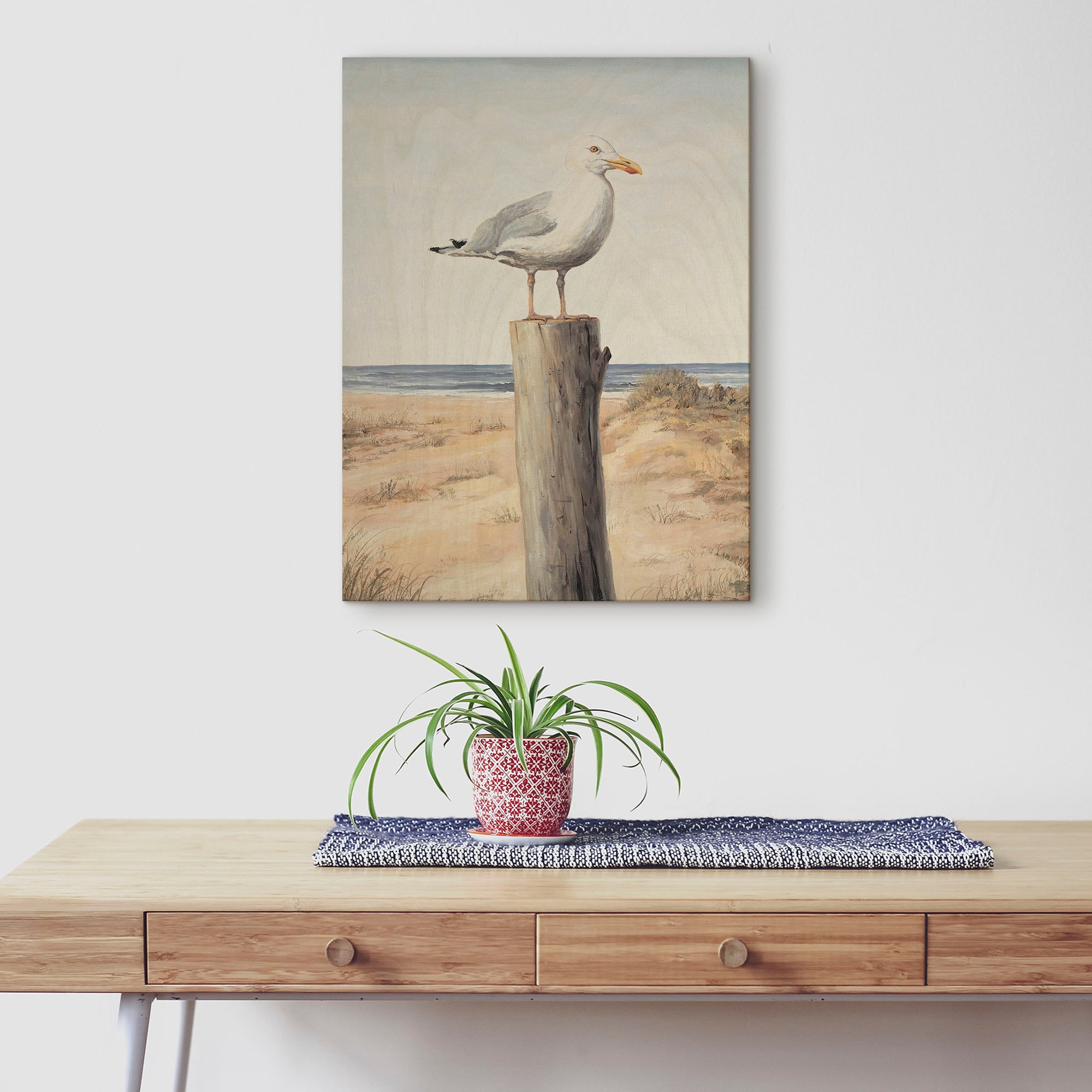 Artland Holzbild »Möwe«, Tierbilder, (1 St.)