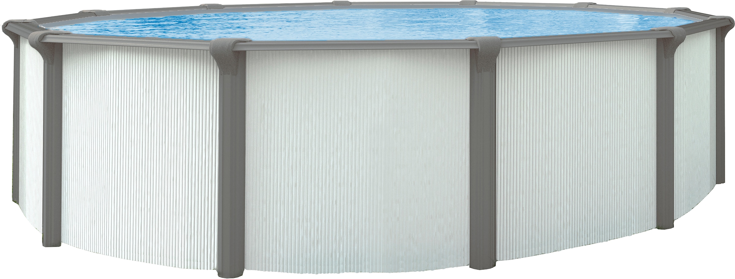 KWAD Rundpool "Green line Evolution" 3,6x1,32 white- design Folie in blau, günstig online kaufen