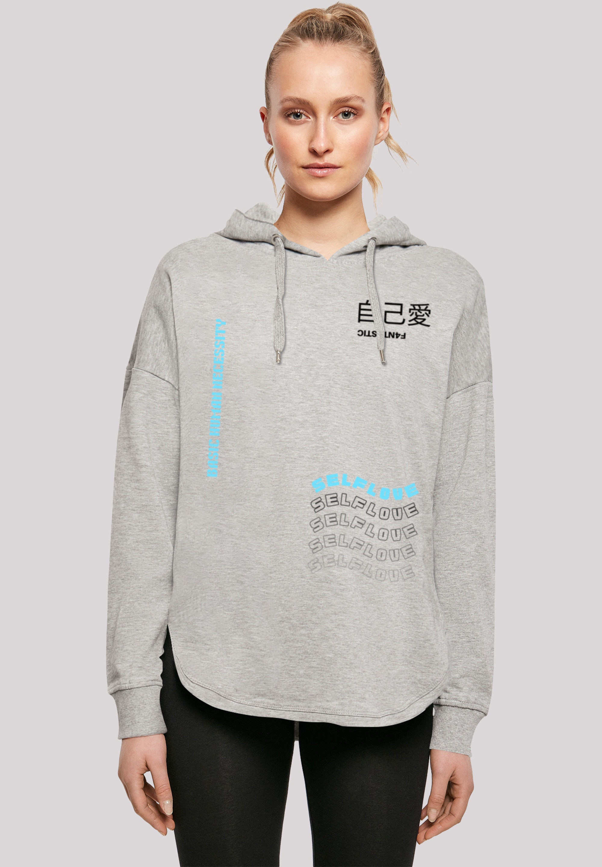 F4NT4STIC Kapuzenpullover "Self Love OVERSIZE HOODIE", Print