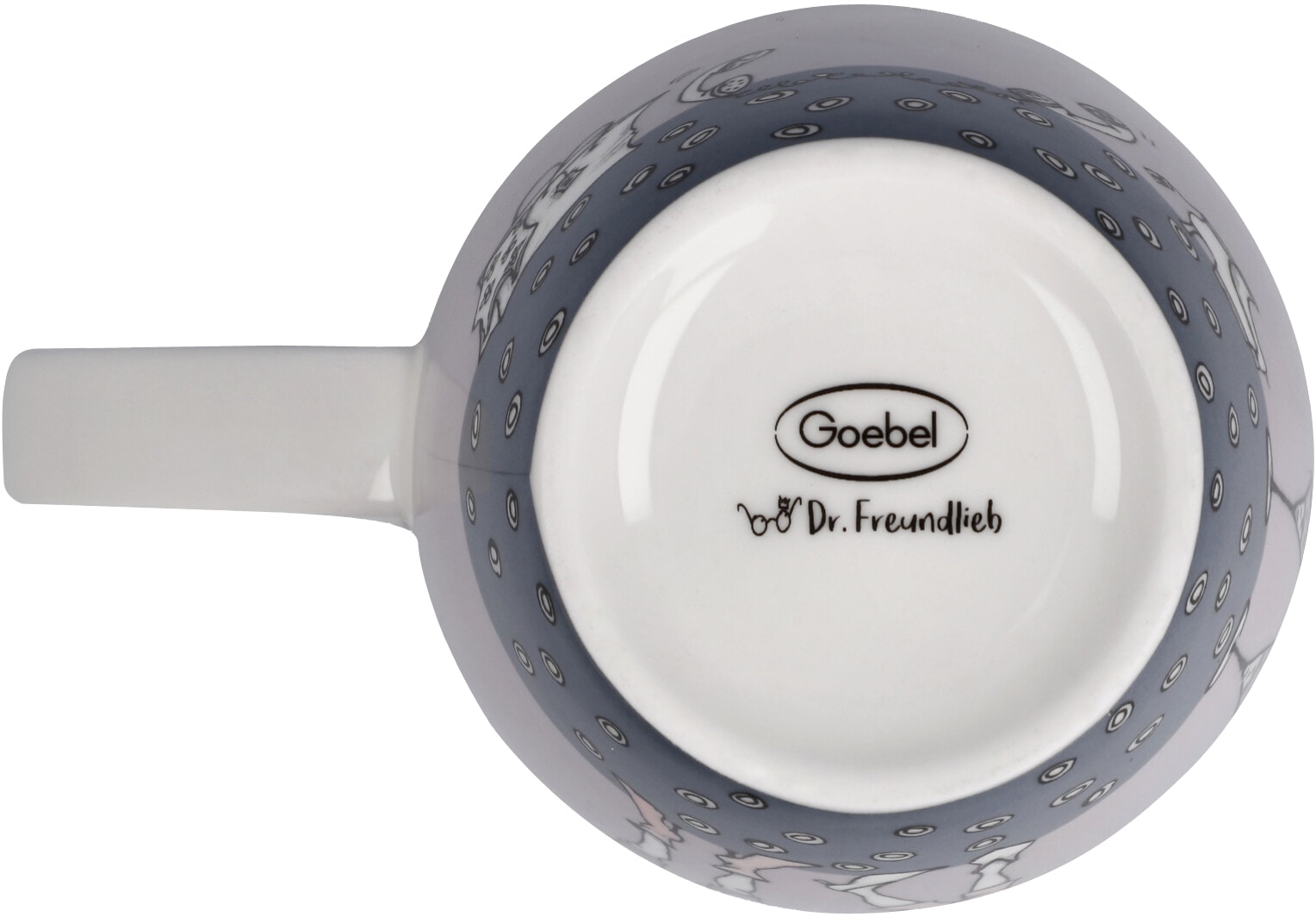 Goebel Tasse »Barbara Freundlieb«, Teetasse mit Deckel/Sieb, Barbara Freundlieb - Ziemlich b. Freundinnen