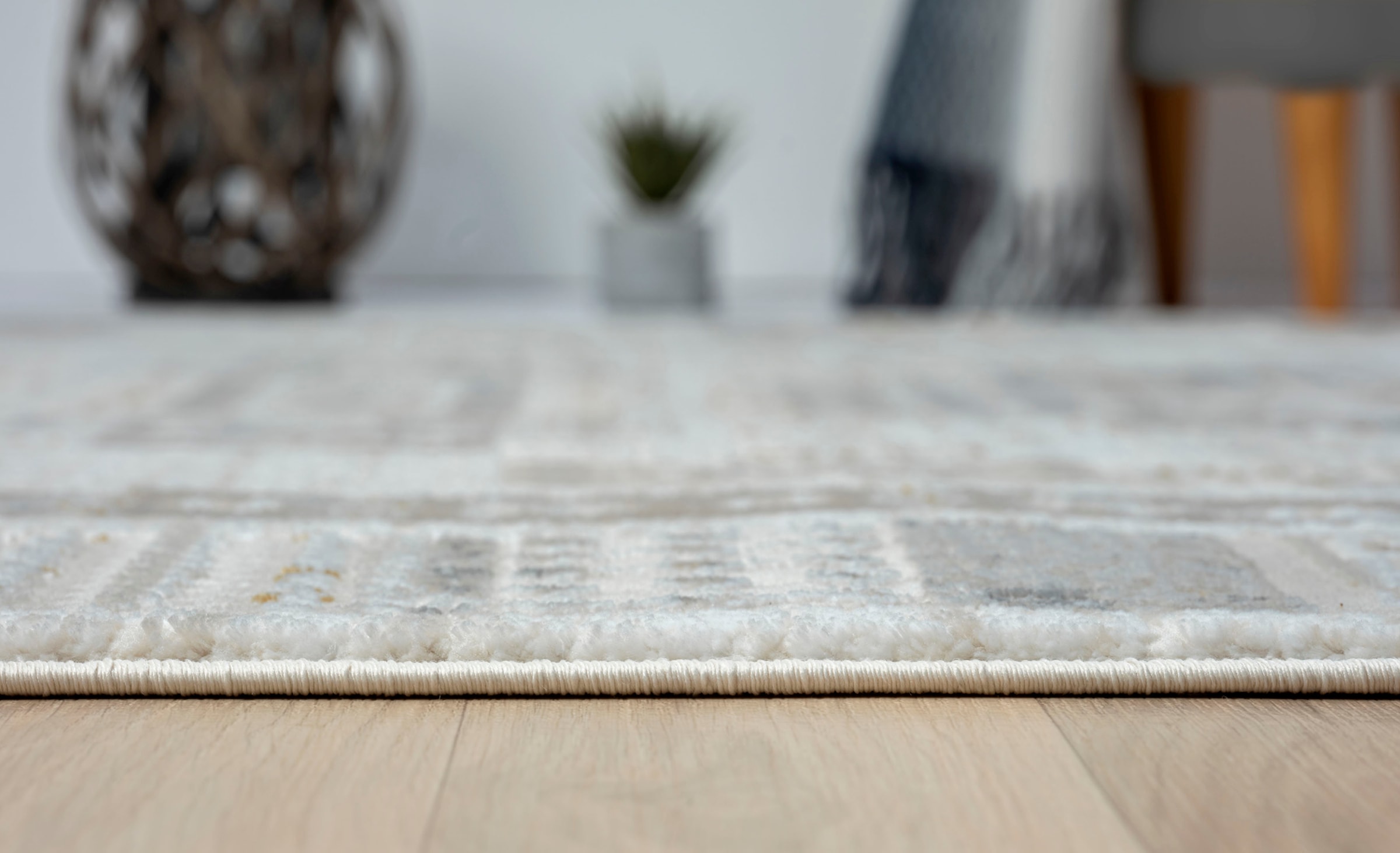 Myflair Möbel & Accessoires Teppich »My Kashkuly«, rechteckig, 10 mm Höhe, Kurzflor, Retro-Style, besonders weich durch Microfaser, mit Fransen