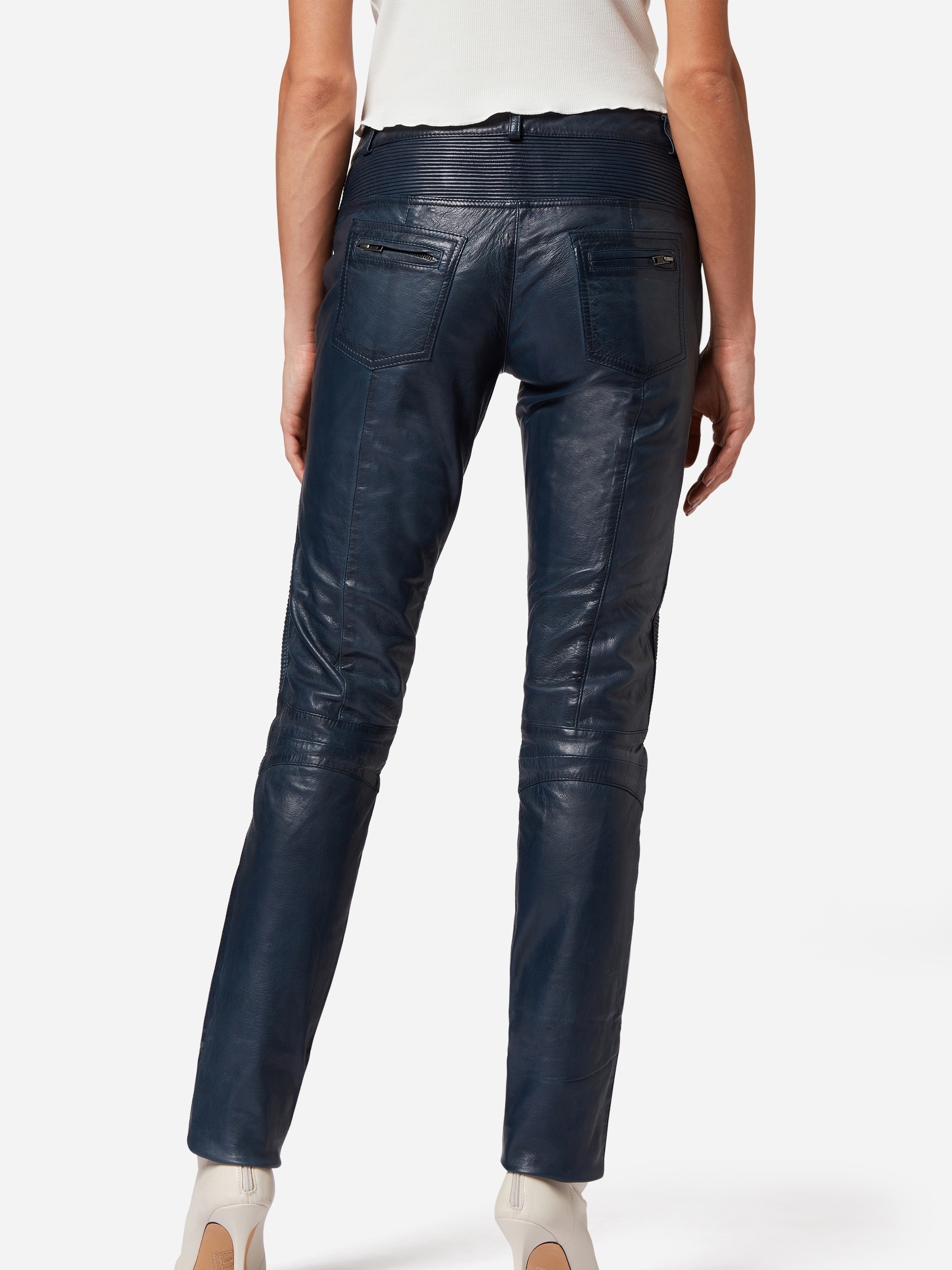 RICANO Bikerhose »Lederhose Donna«  Handgefertigt aus echtem Leder