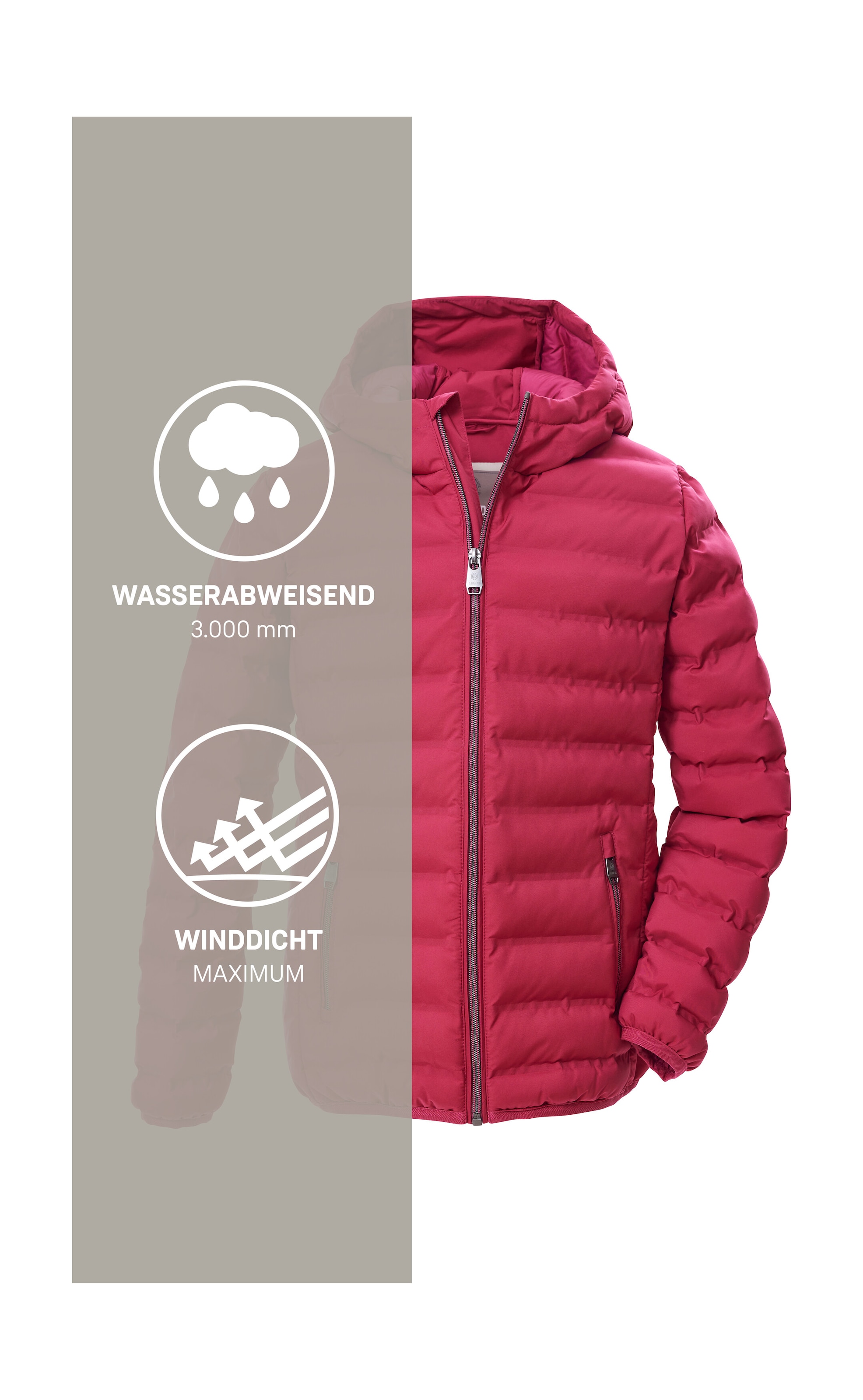 G.I.G.A. DX by killtec Steppjacke »Mädchen Steppjacke OOGW 2« Leichte. winddichte Mädchen Steppjacke, wasserabweisend