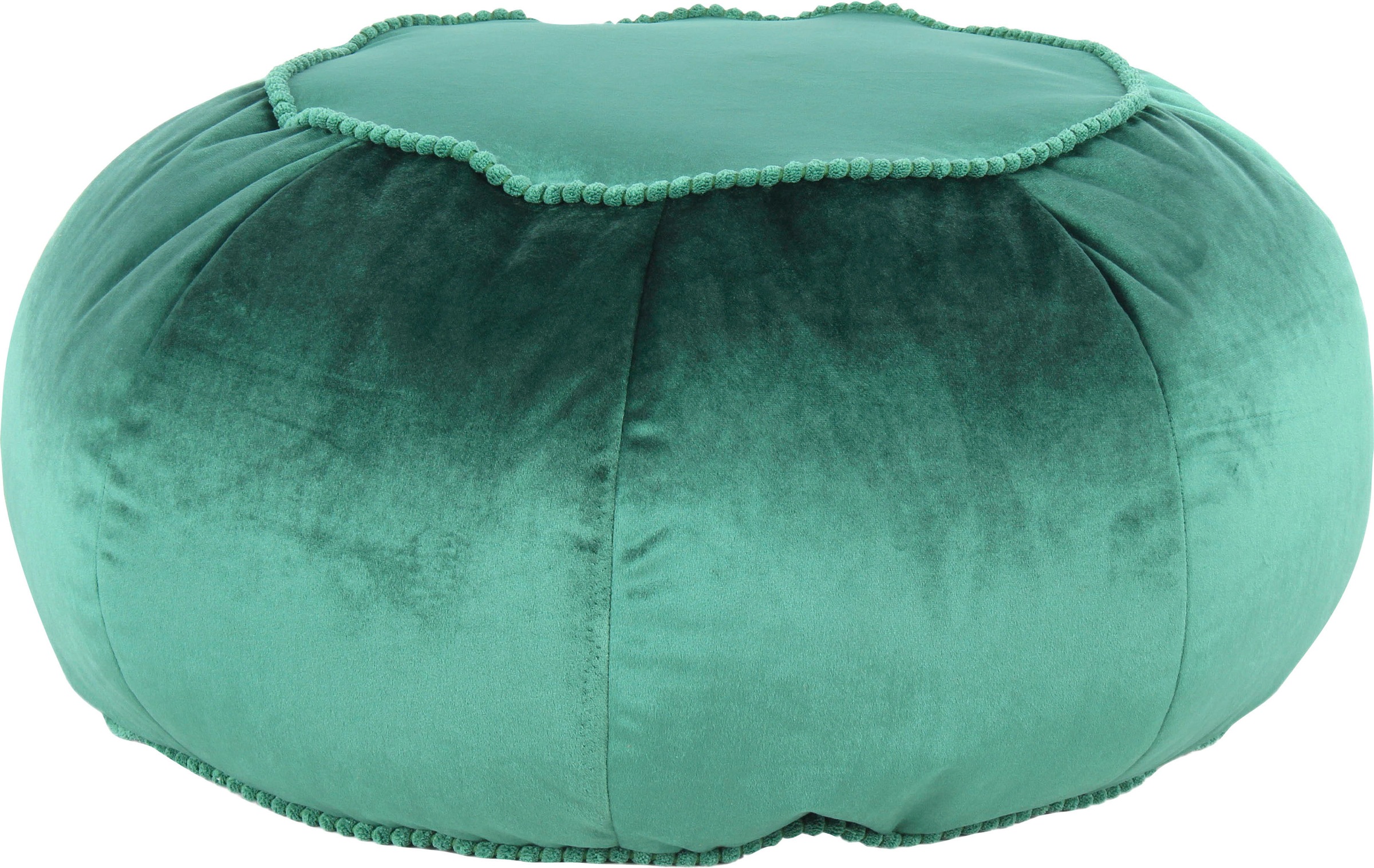 Kayoom Sitzhocker "Pouf Taj Mahal 325, trendige samtige Oberfläche", (1 St. günstig online kaufen