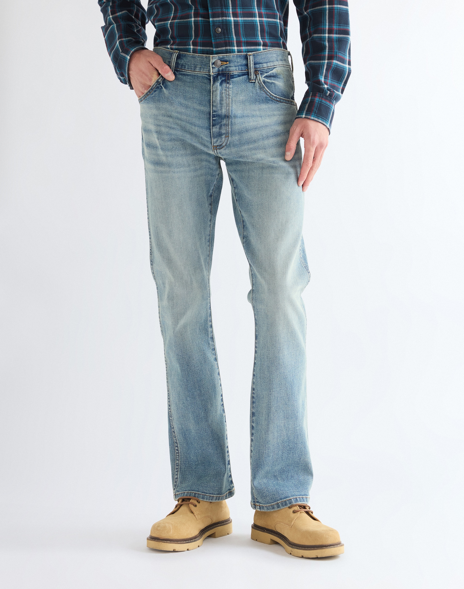 Wrangler Bootcut-Jeans "Foundation" Bootcut fit