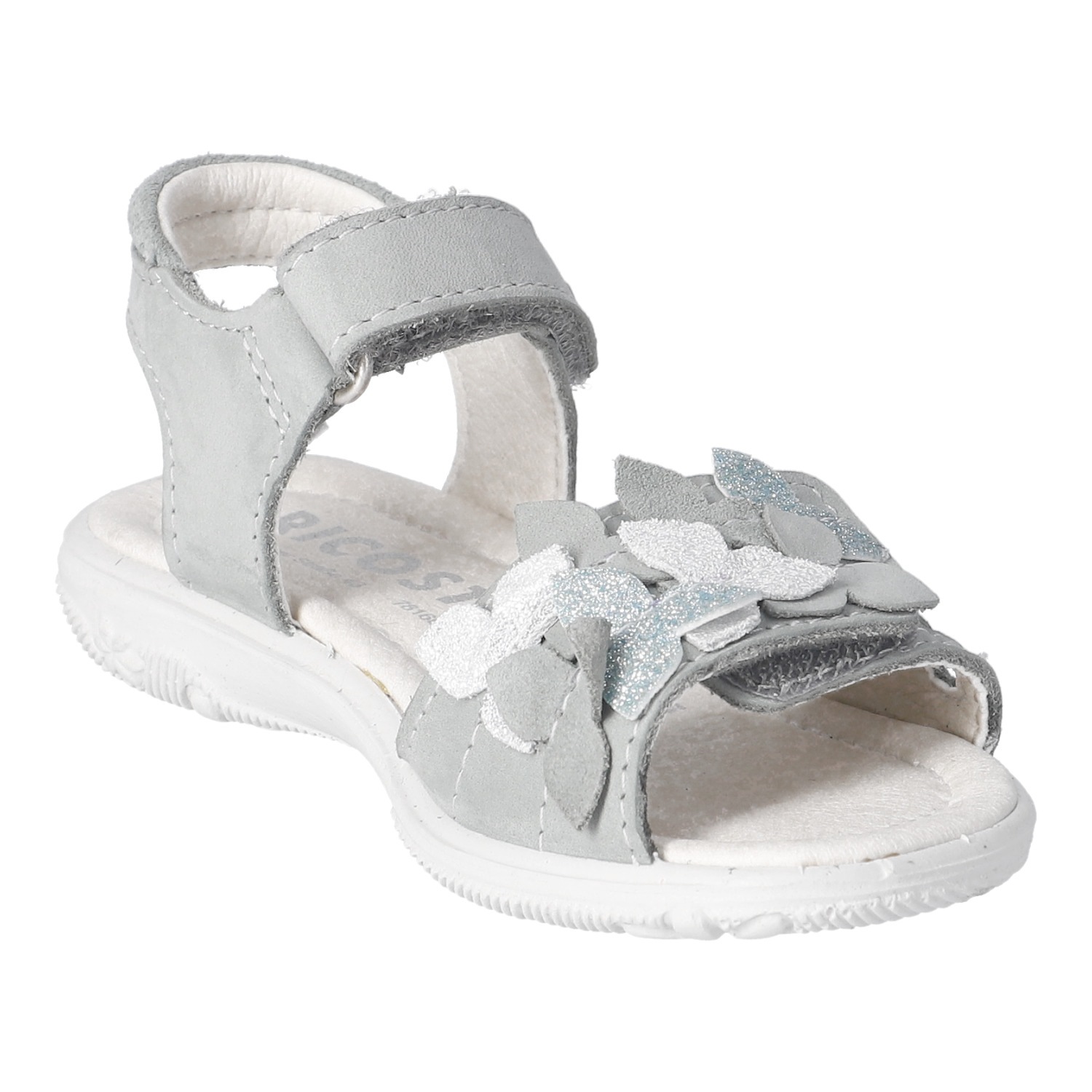 Ricosta Sandale »Mirella«  Klettschuh mit Verzierung, Größenschablone zum Download