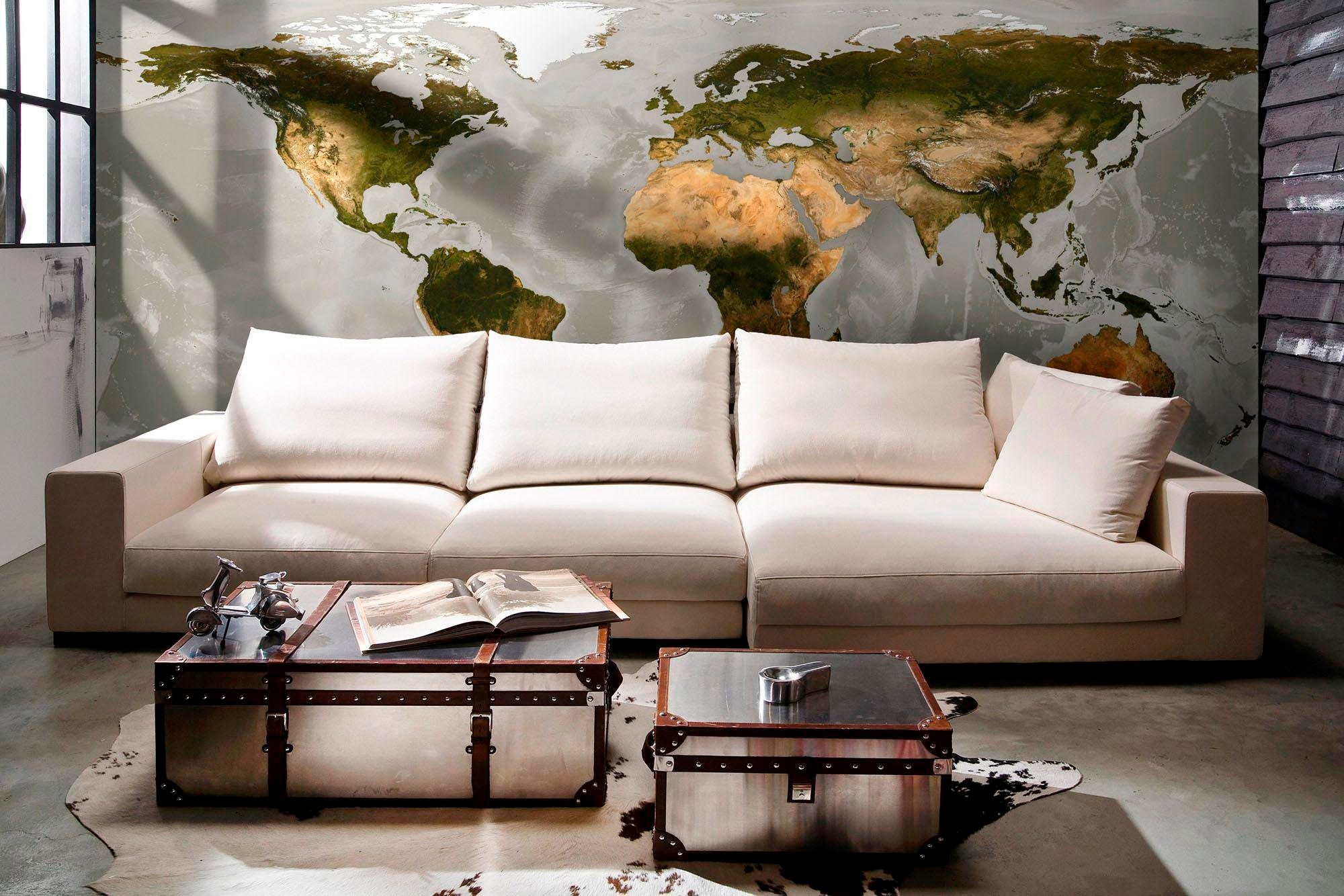 Komar Vliestapete »Digitaldruck Vlies -  World - Größe 500 x 250 cm« bedruckt glatt Wohnzimmer, Schlafzimmer