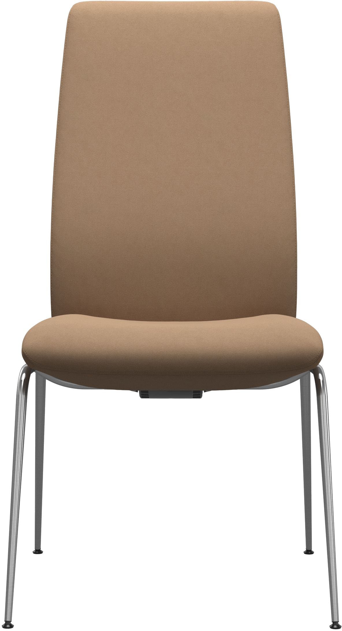 Stressless® Polsterstuhl »Laurel«, Microfaser DINAMICA, High Back, Größe L, mit Beinen aus Stahl in Chrom glänzend