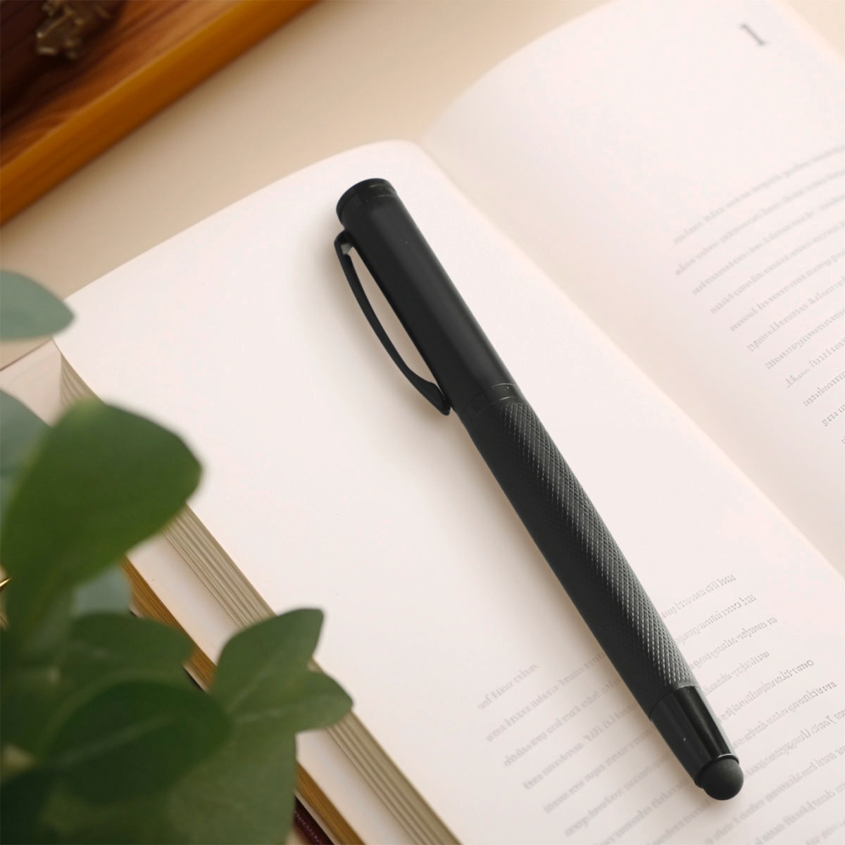 4smarts Eingabestift »Stylus Pen 2in1 ErgoRib«, Kugelschreiber und Touchscreen-Stift