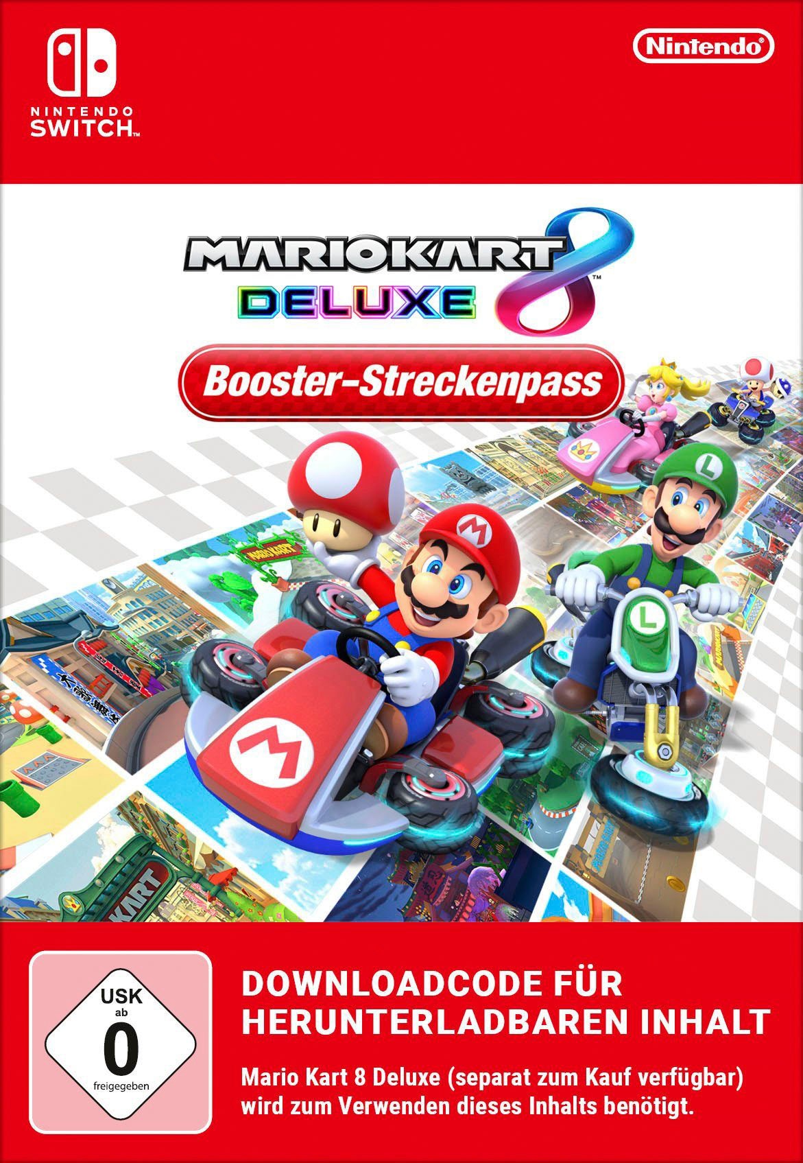 Nintendo Kart BAUR »Switch«, Switch Spielekonsole Deluxe und | 8 inkl. Mario Booster-Streckenpass