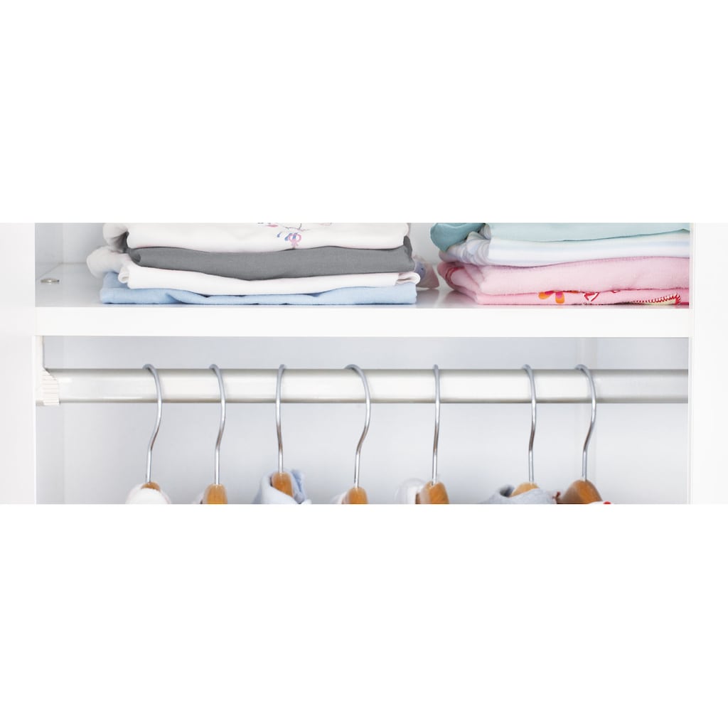 Pinolino® Babyzimmer-Komplettset »Viktoria«, (Set, 3 St., Kinderbett, Schrank 2-türig, Wickelkommode)