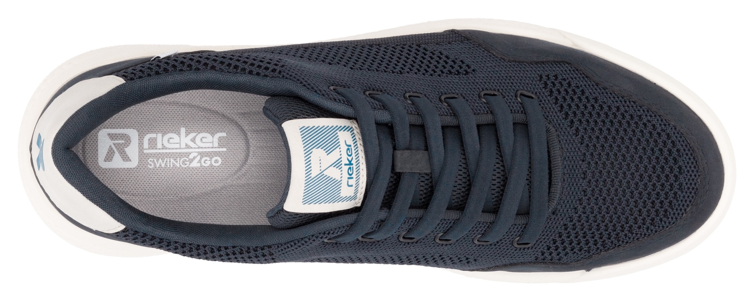 RIEKER Sport Sneaker »Chester«, Schnürschuh, Halbschuh, Freizeischuh mit angesagter Laufsohle