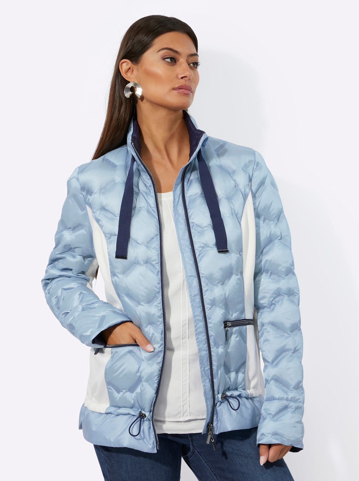 creation L Steppjacke, ohne Kapuze