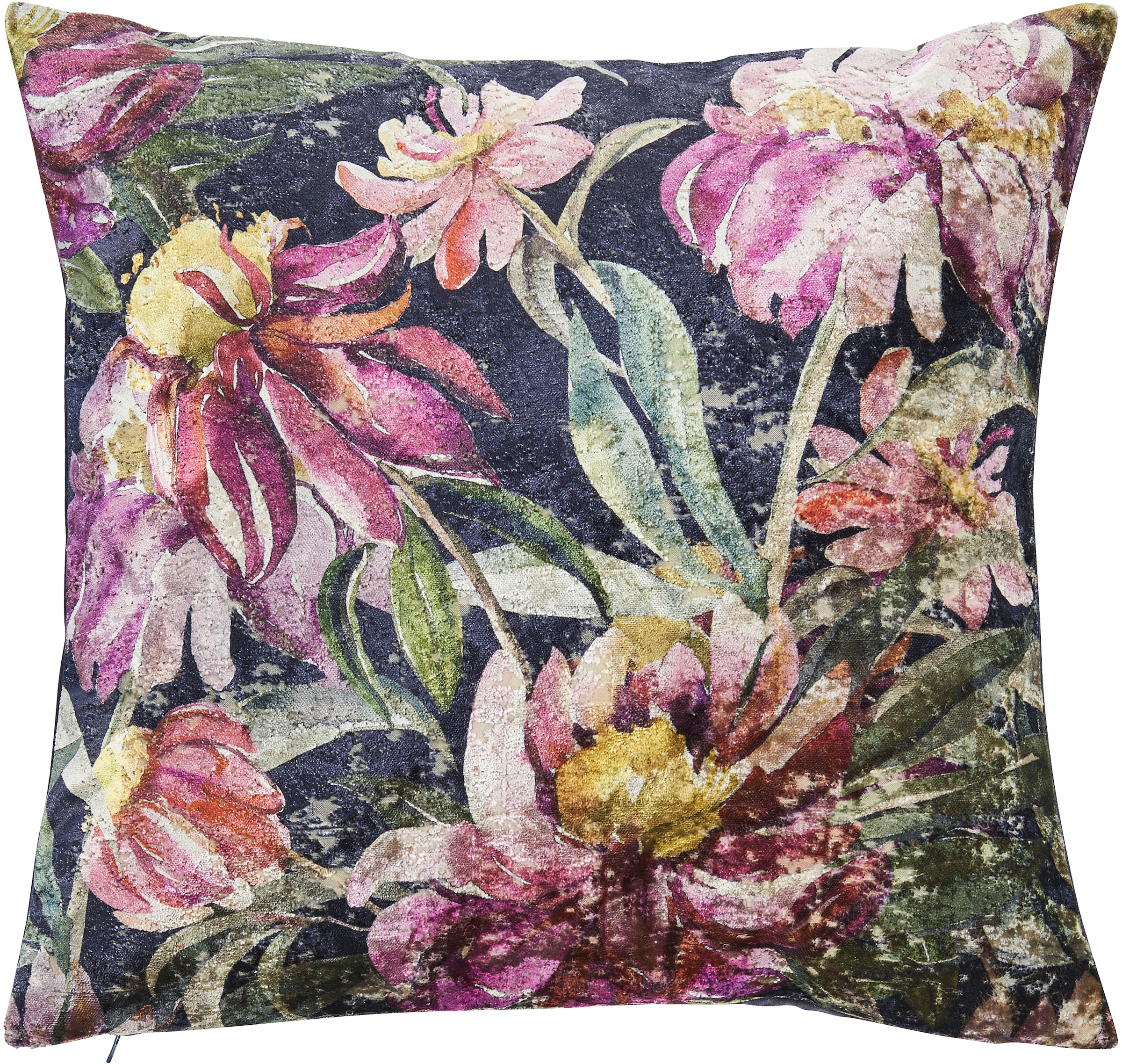 done. Kissenhülle "Peonies" Vorderseite im Vintage-Look günstig online kaufen