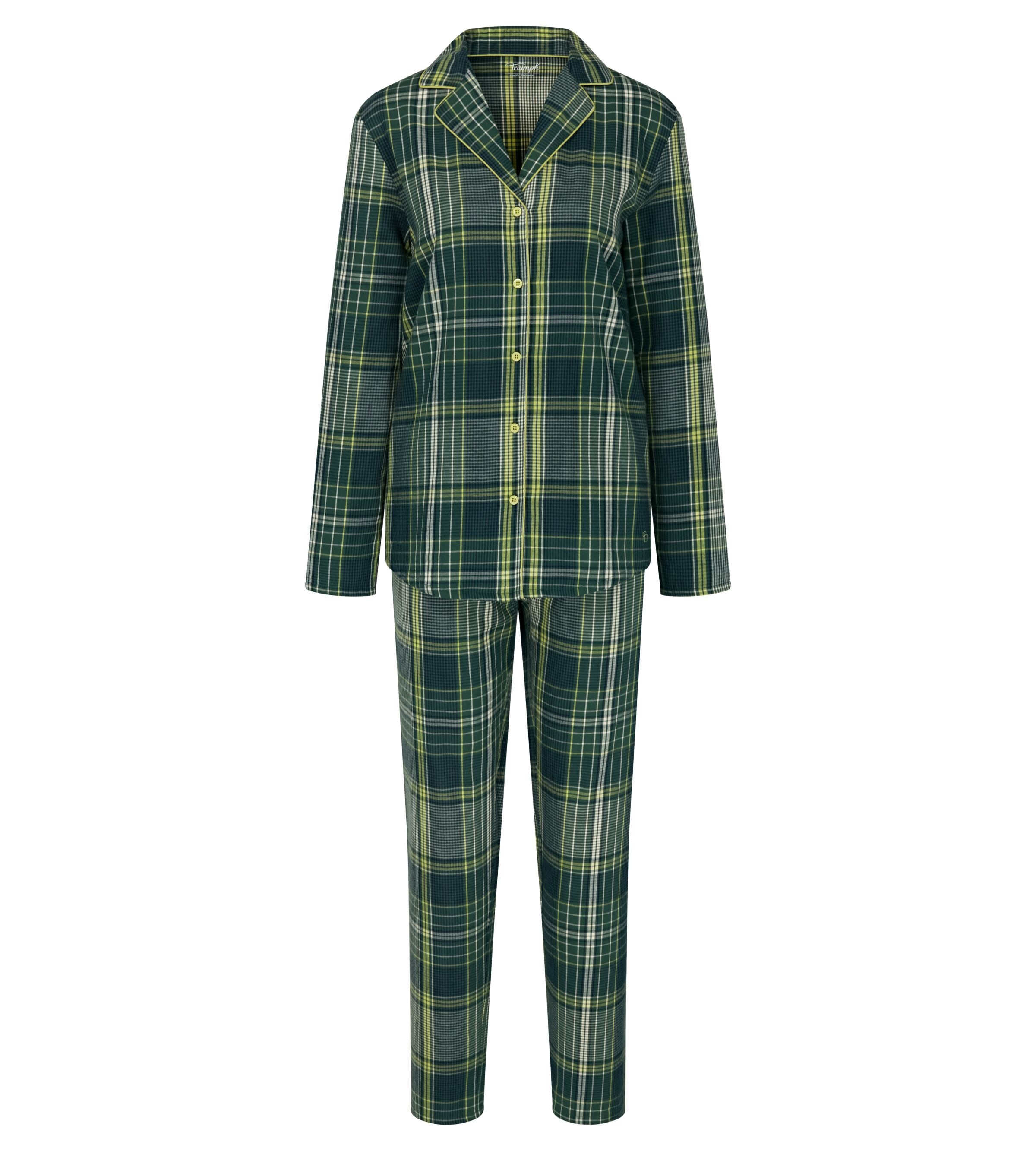 Triumph Pyjama »Boyfriend PW X Checks«, (Set, 2 tlg.), bequem und stilvoll
