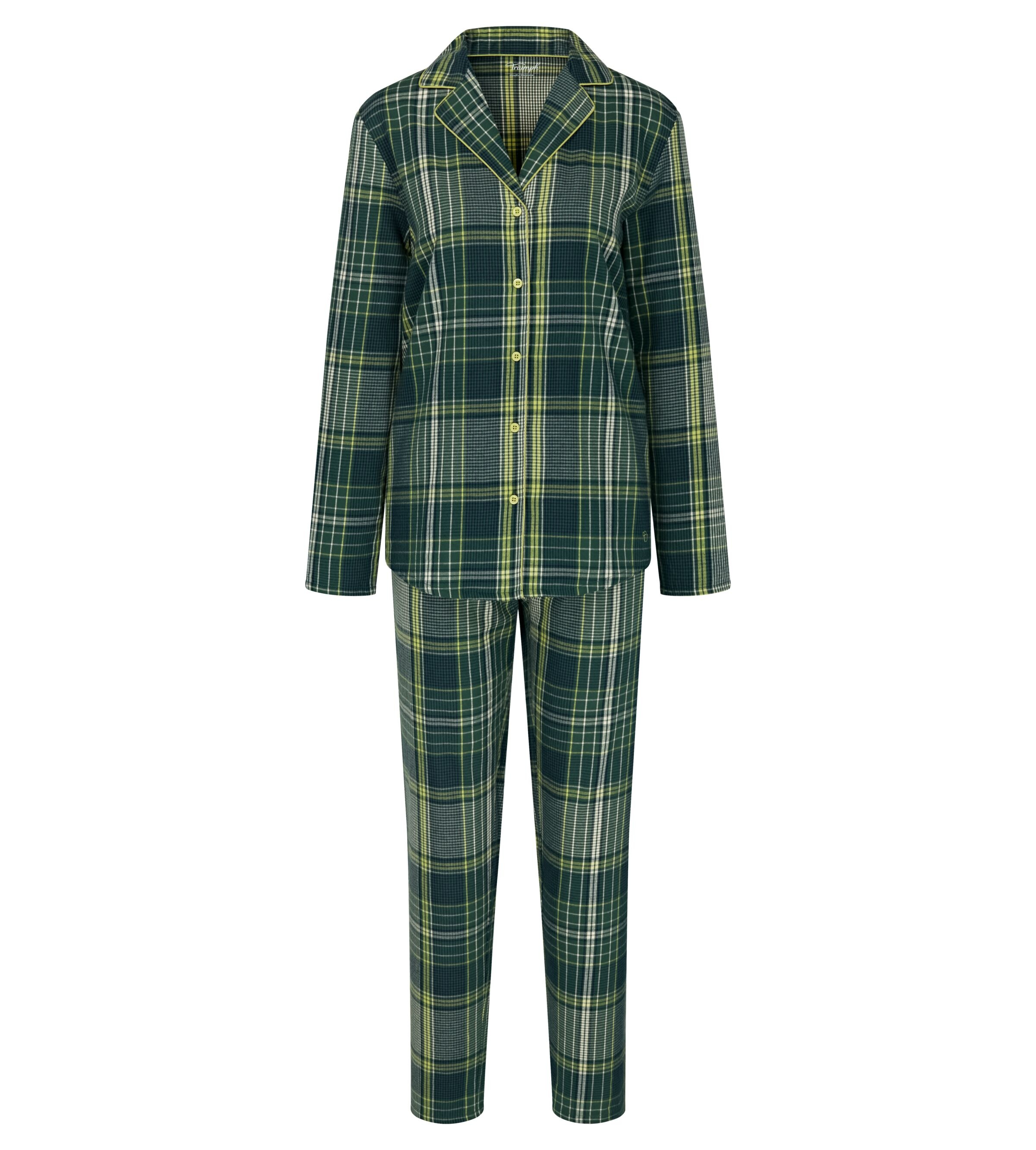 Triumph Schlafanzug "Boyfriend PW X Checks", (Set, 2 tlg.), Pyjama mit seit günstig online kaufen