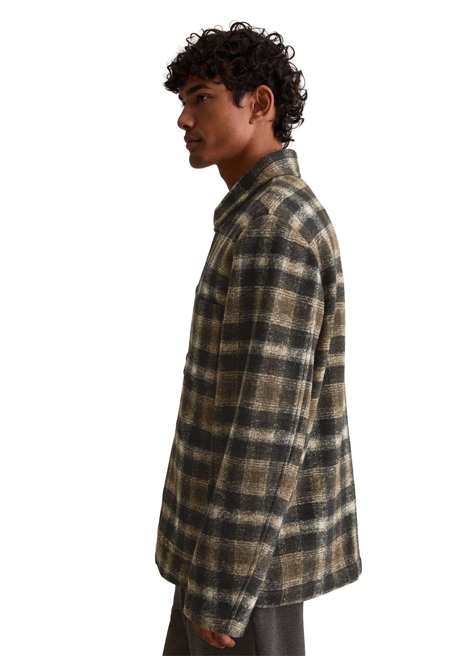 Marc O'Polo DENIM Outdoorjacke »aus Schafwoll-Mix mit Recycling-Anteil« ohne Kapuze