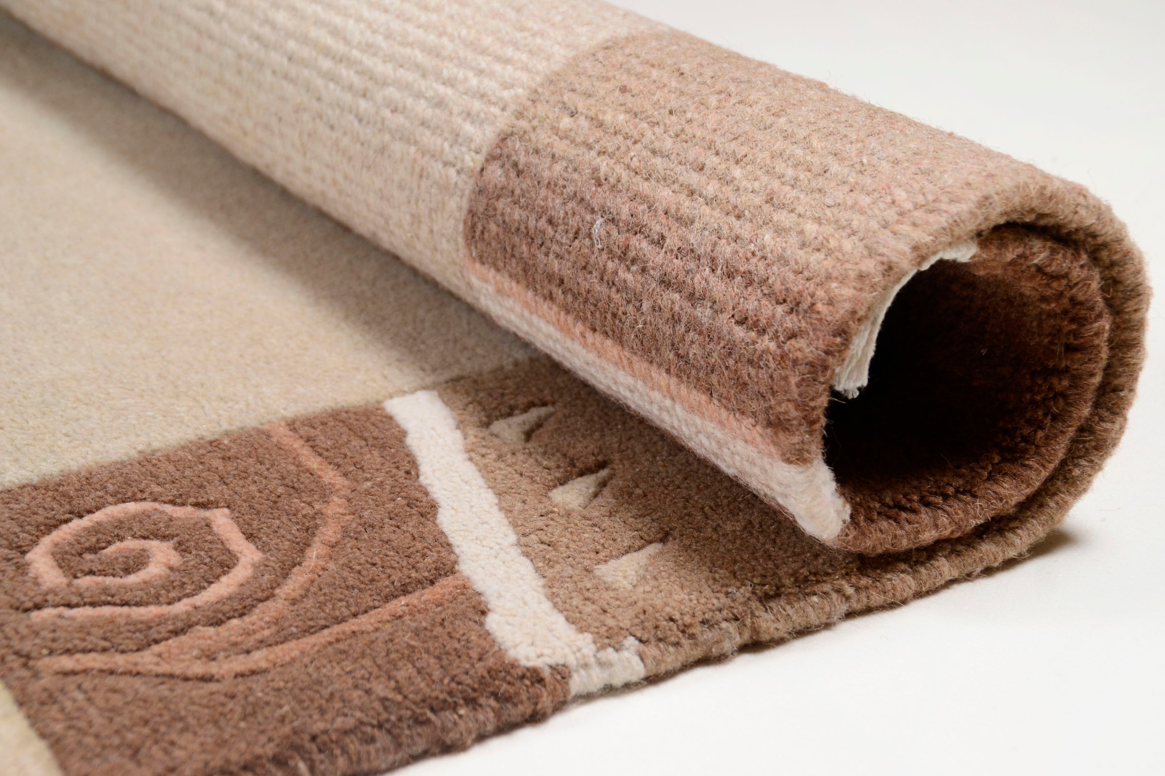 THEKO Teppich »Sierra« rechteckig 14 mm Höhe handgeknüpft, mit Bordüre, ideal im Wohnzimmer & Schlafzimmer