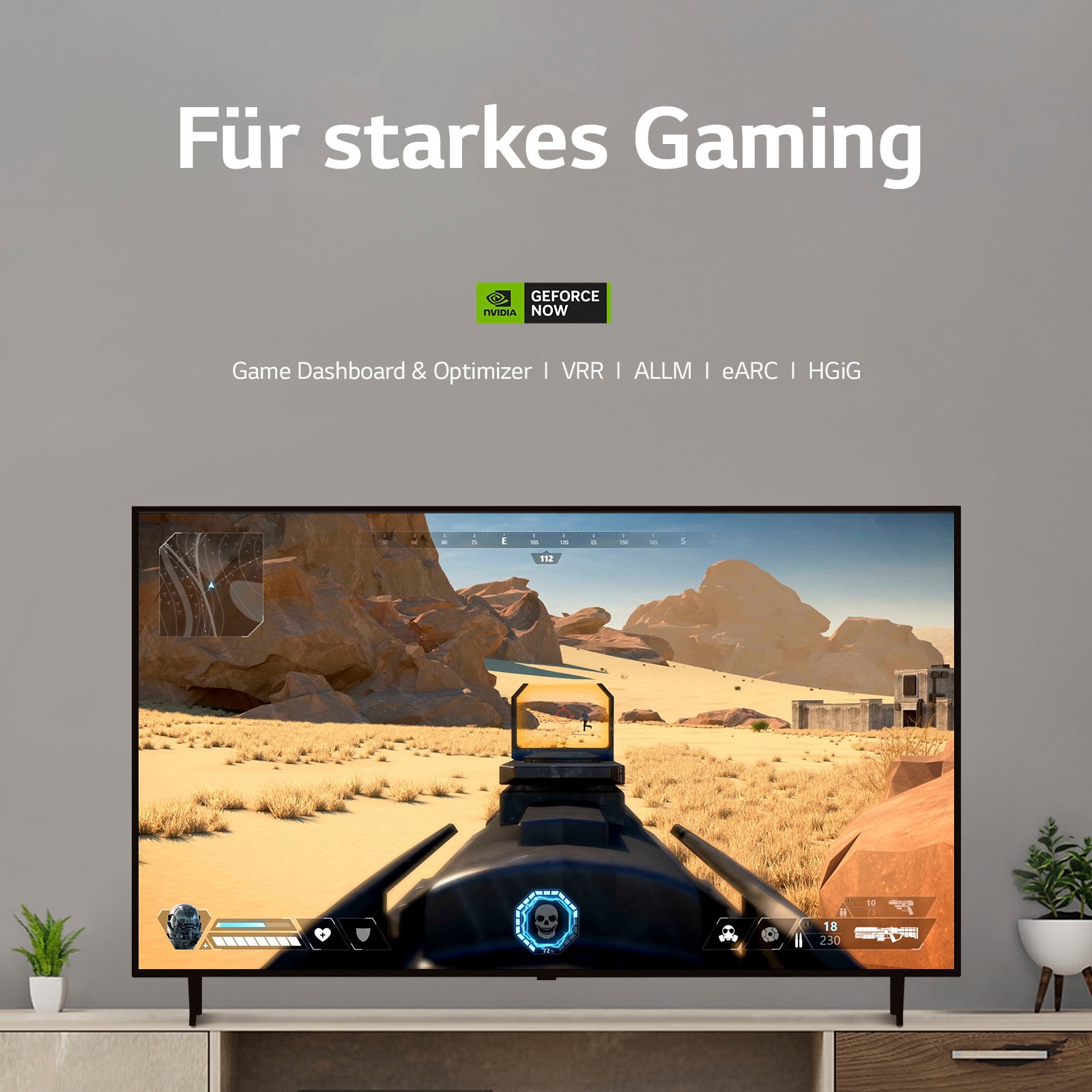 LG LCD-LED Fernseher »75UR78006LK«, 4K Ultra HD, Smart-TV, UHD,α5 Gen6 4K AI-Prozessor,HDR10,AI Sound,AI Brightness Control