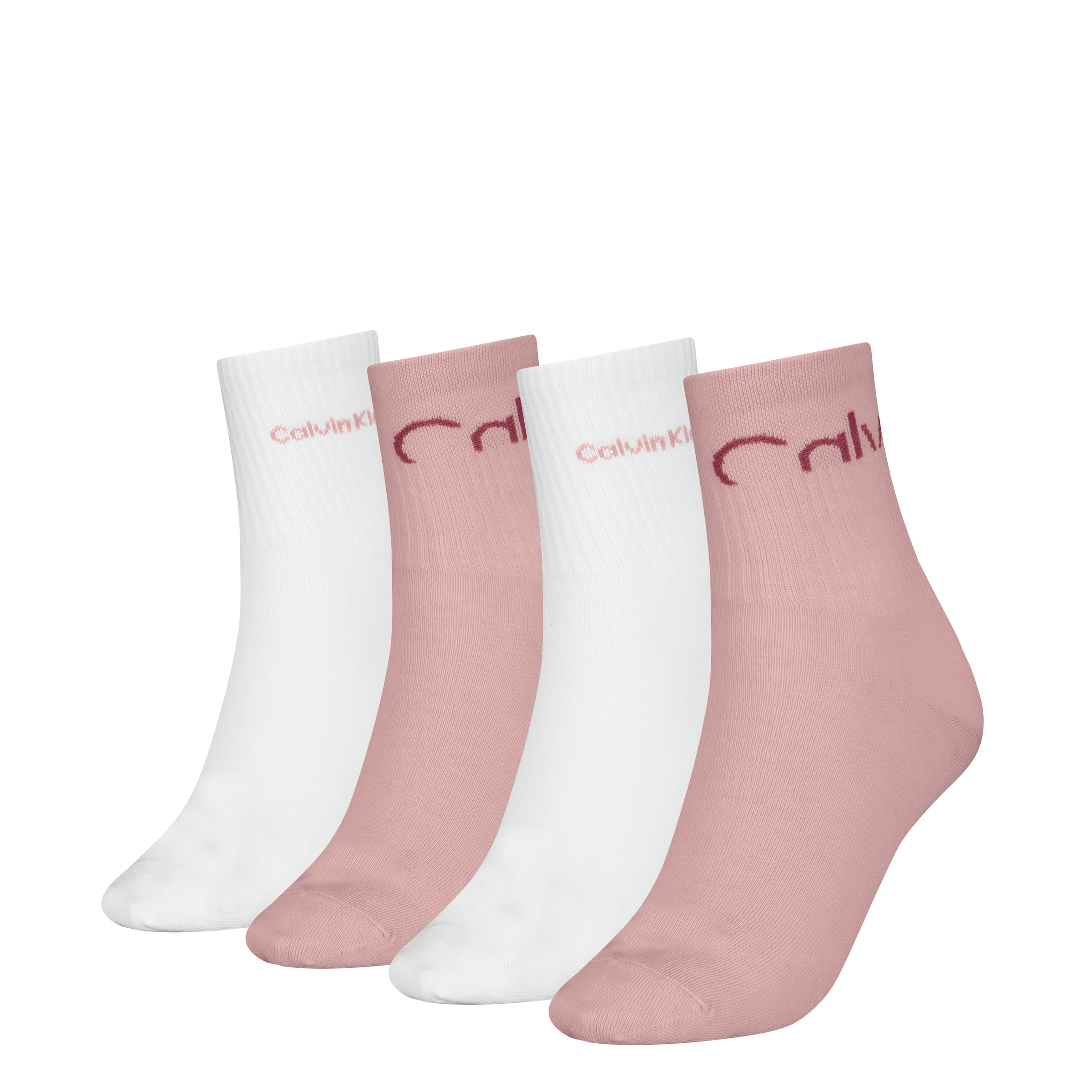 Calvin Klein Jeans Socken "CKJ WOMEN SHORT SOCK 4P CUT LOGO ECOM", (4er Pac günstig online kaufen