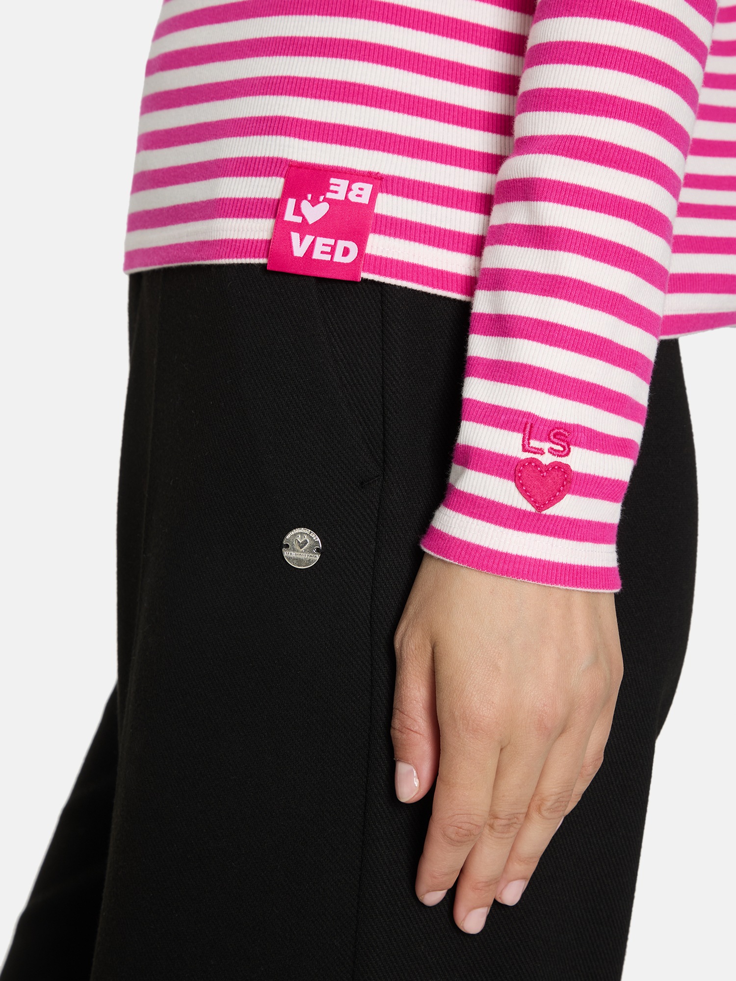 Thumbnail - Lieblingsstück Langarmshirt "Nashi" mit Streifen