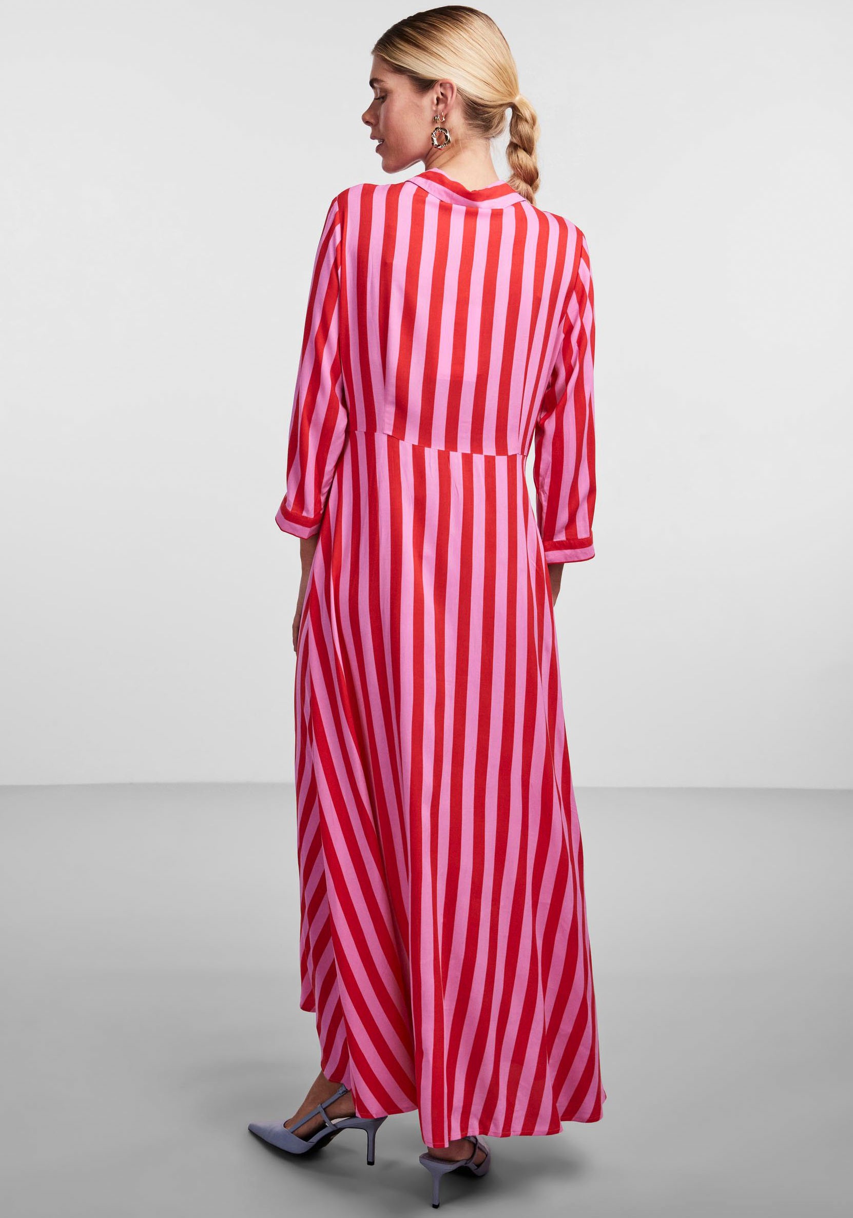 Y.A.S Hemdblusenkleid "YASSAVANNA LONG SHIRT DRESS", Sommerkleid, mit 3/4 Ä günstig online kaufen