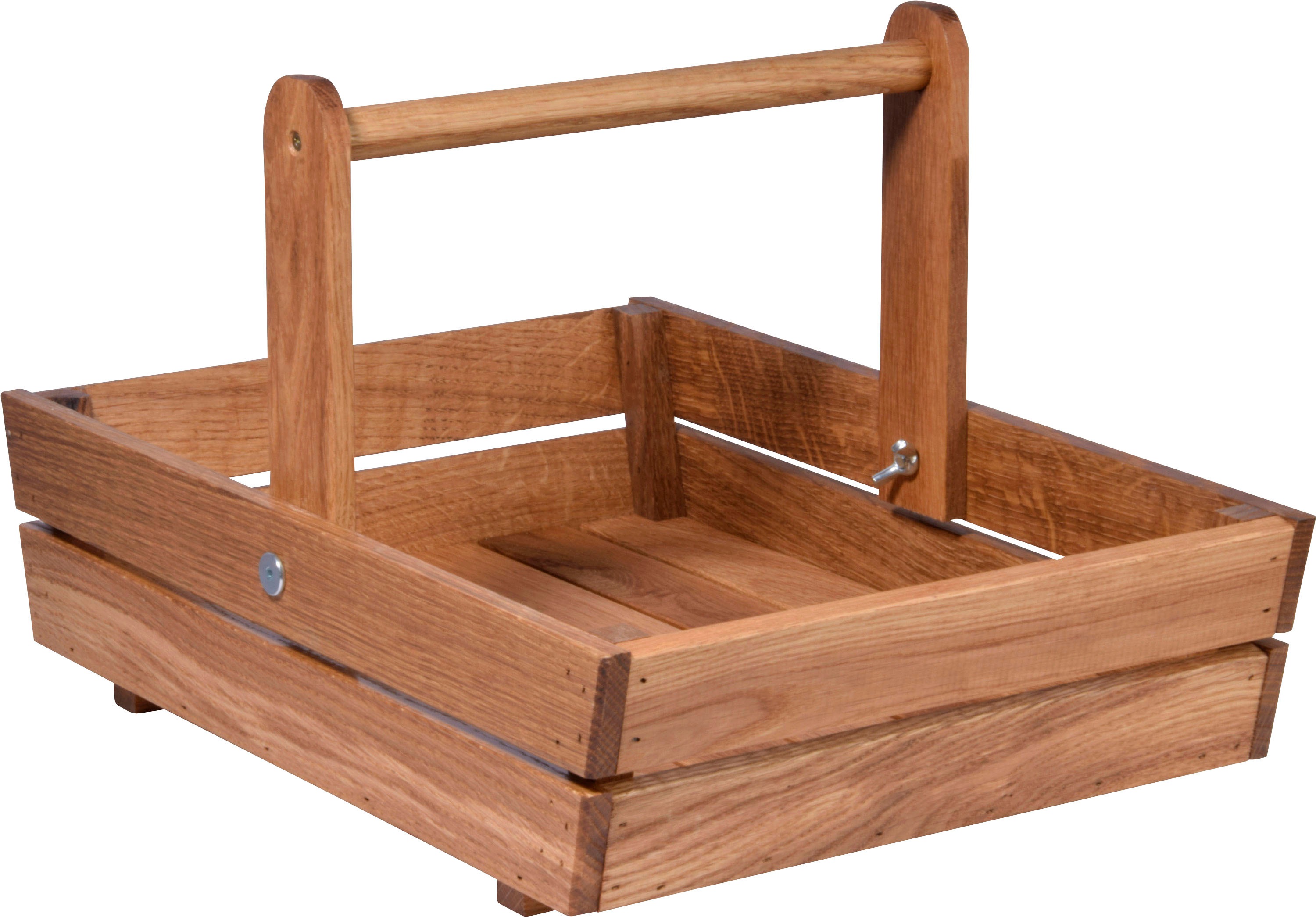 Thumbnail - dobar Allzweckkorb Tragbarer Korb für die Ernte aus Eichenholz