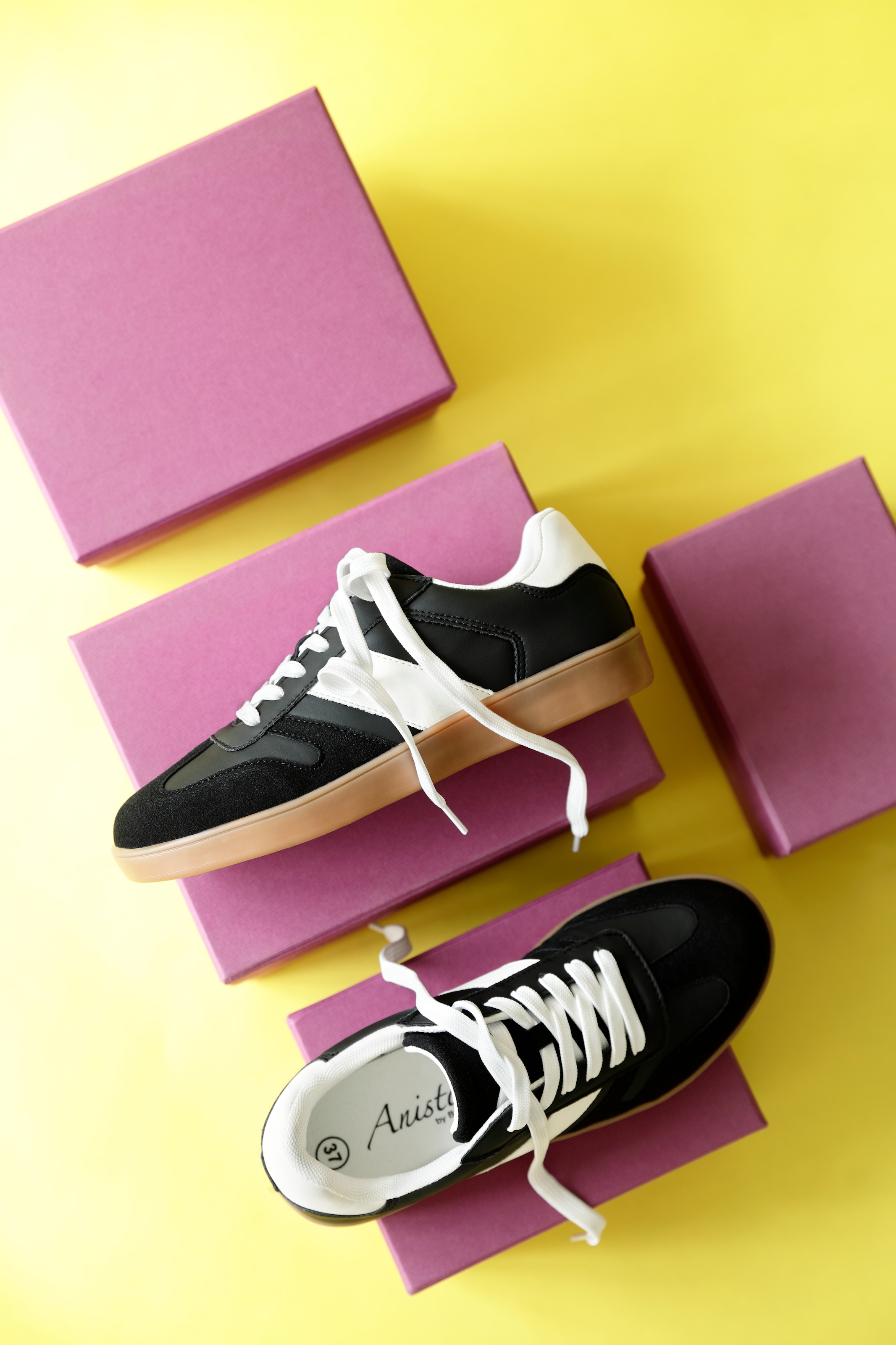 Aniston SHOES Sneaker, Freizeitschuh, Halbschuh, Schnürschuh - NEUE KOLLEKTION