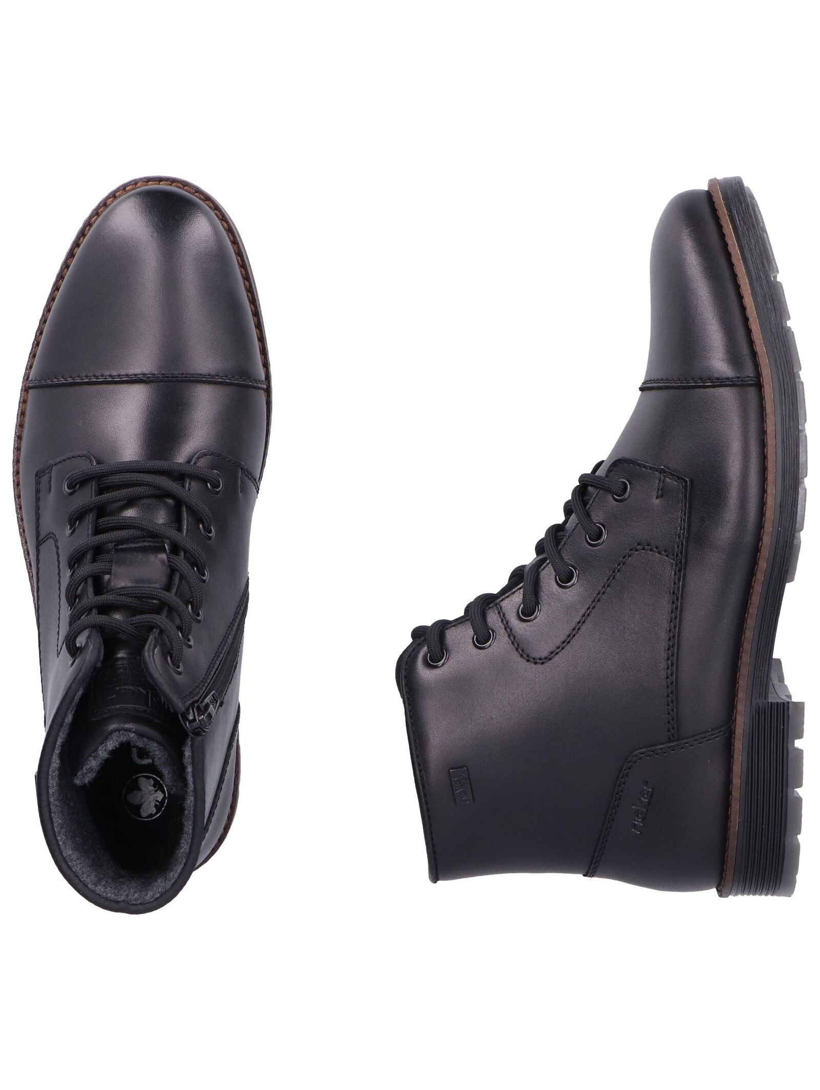 Rieker Schnürstiefelette »Rieker Stiefelette Glattleder«