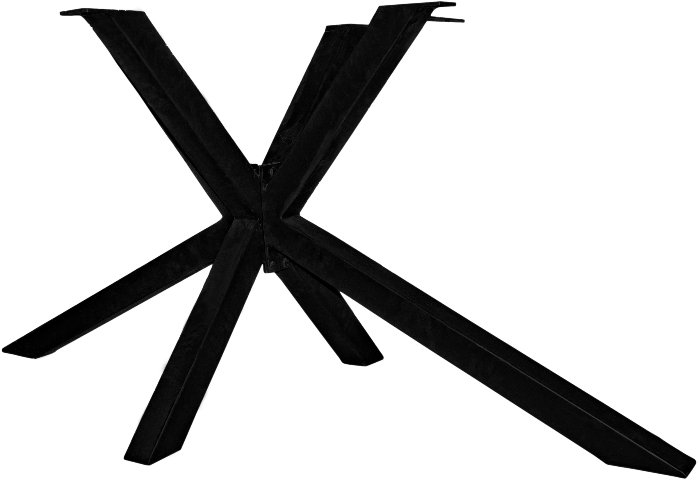 SIT Tischbein "Sanremo aus Eisen – sternförmiges Design – außergewöhnlicher Look" 1 Stk. tlg. Sternförmiger Tischplattenträger für Platten von 160–240 cm
