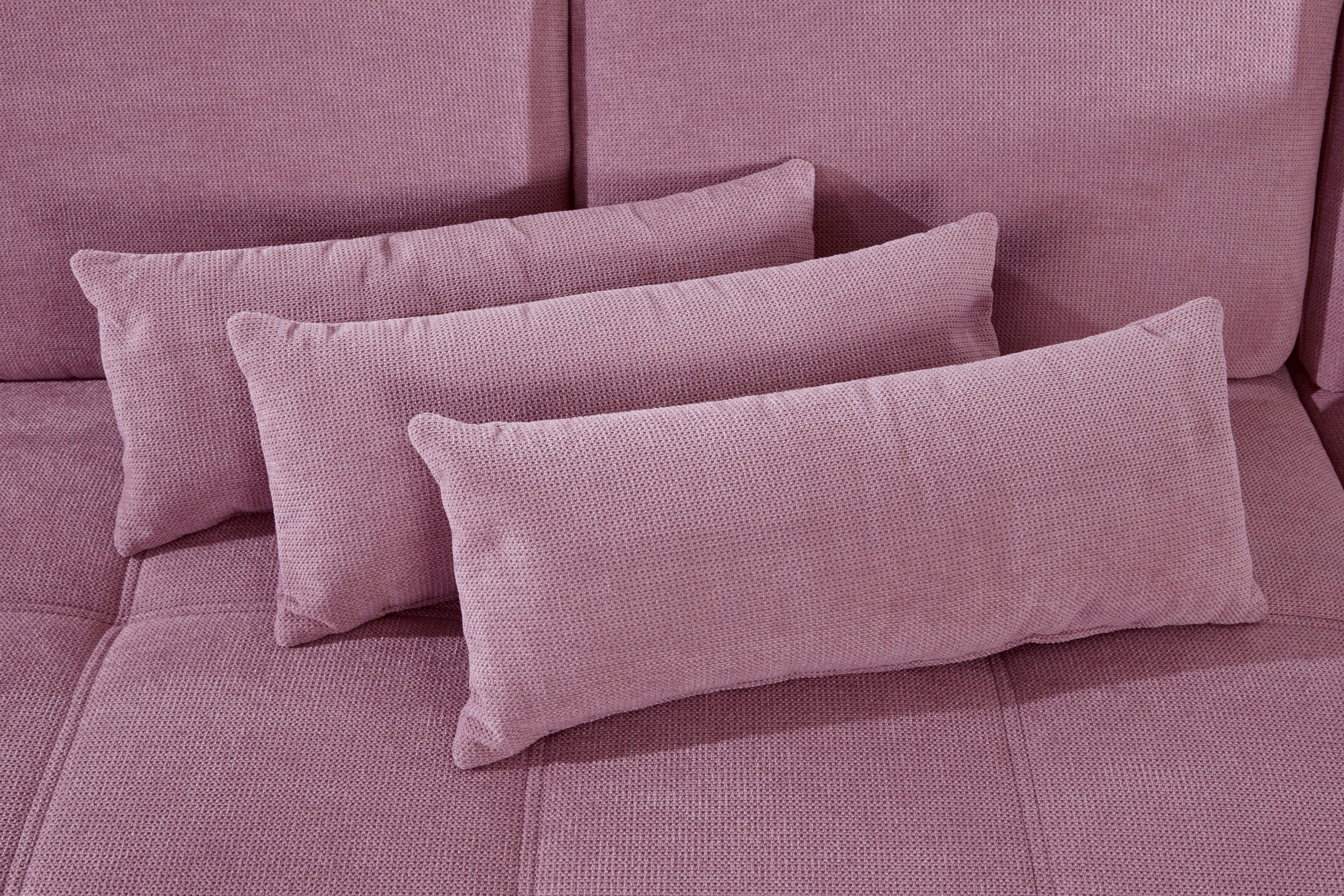 Places of Style Wohnlandschaft »Costello U-Form, mit Sitztiefenverstellung, Armteilverstellung und«, 3 Nierenkissen, optional Bettfunktion und Bettkasten