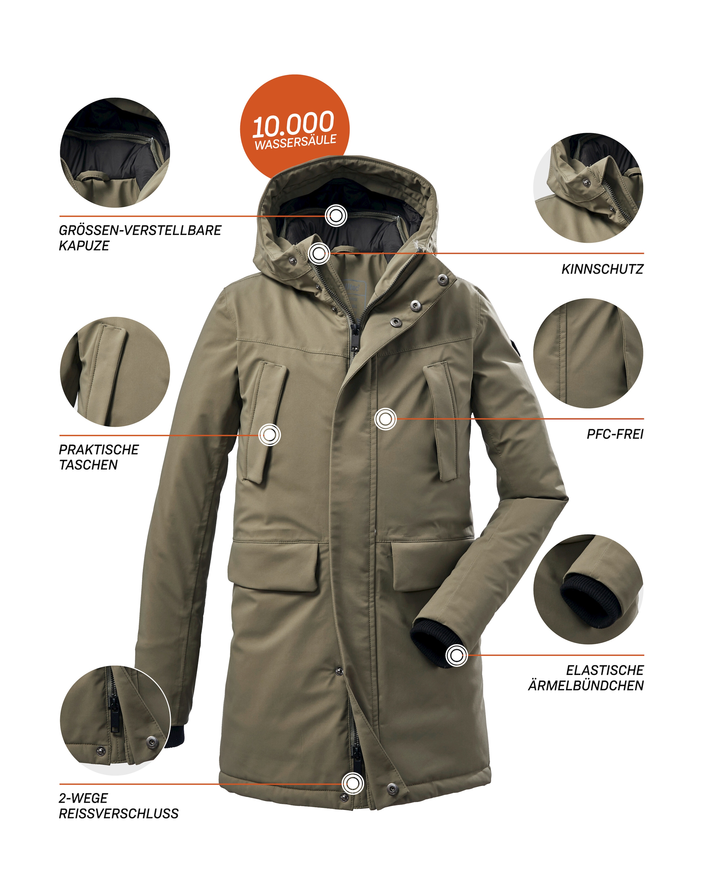 Killtec Parka »KOW 38 BYS PRK«