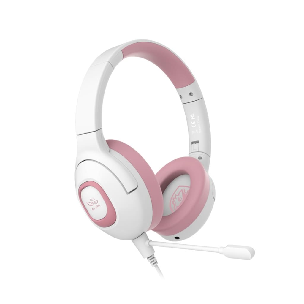 Sades Gaming-Headset »Shaman SA-724 Gaming Headset, weiß/pink, USB, kabelgebunden«, Mikrofon abnehmbar