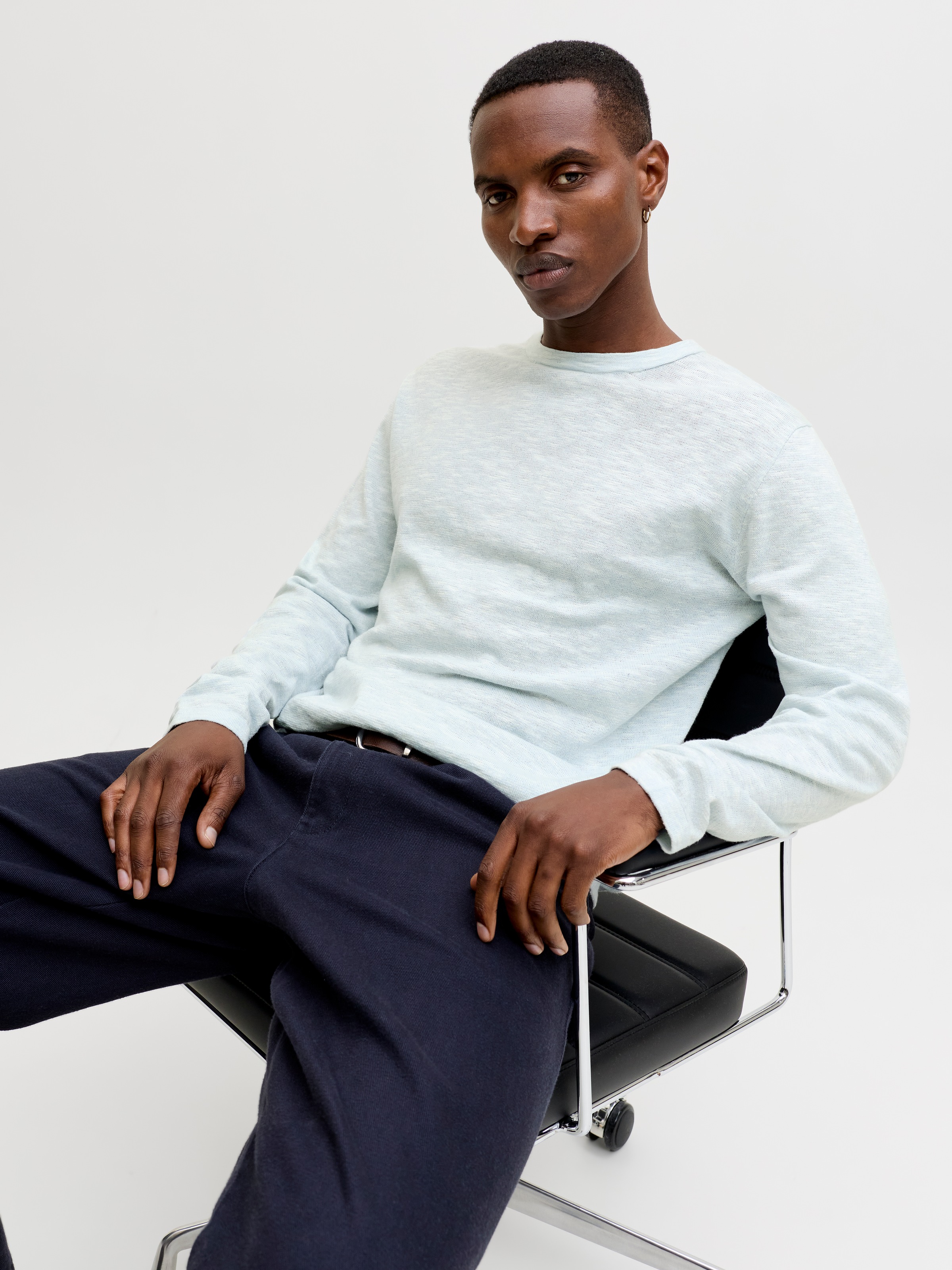 Jack & Jones Rundhalspullover "JJESUMMER KNIT CREW NECK SN" mit Rundhalsaus günstig online kaufen